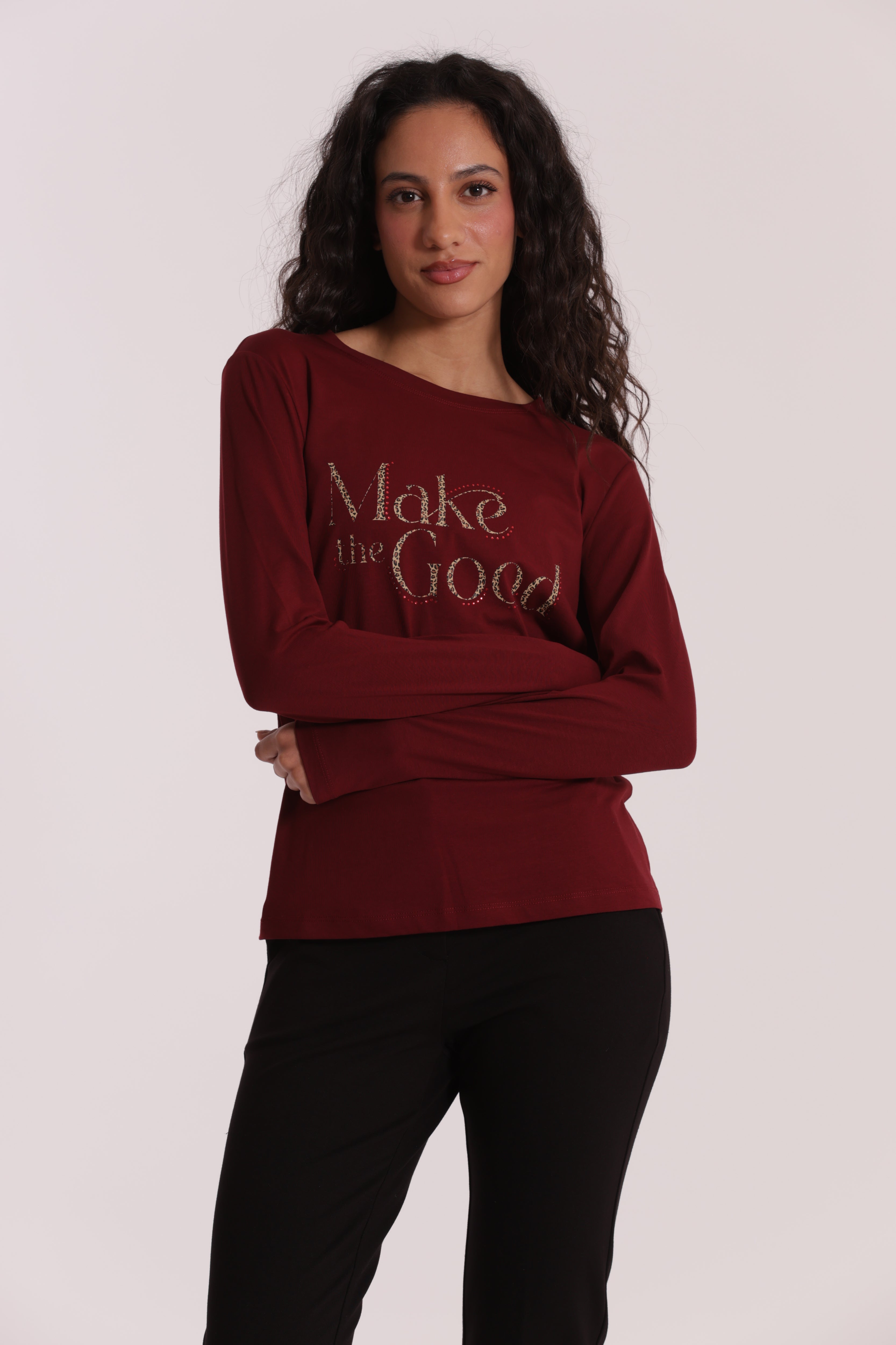 Mimi Mua Make The Good t-shirt bianca cotone
