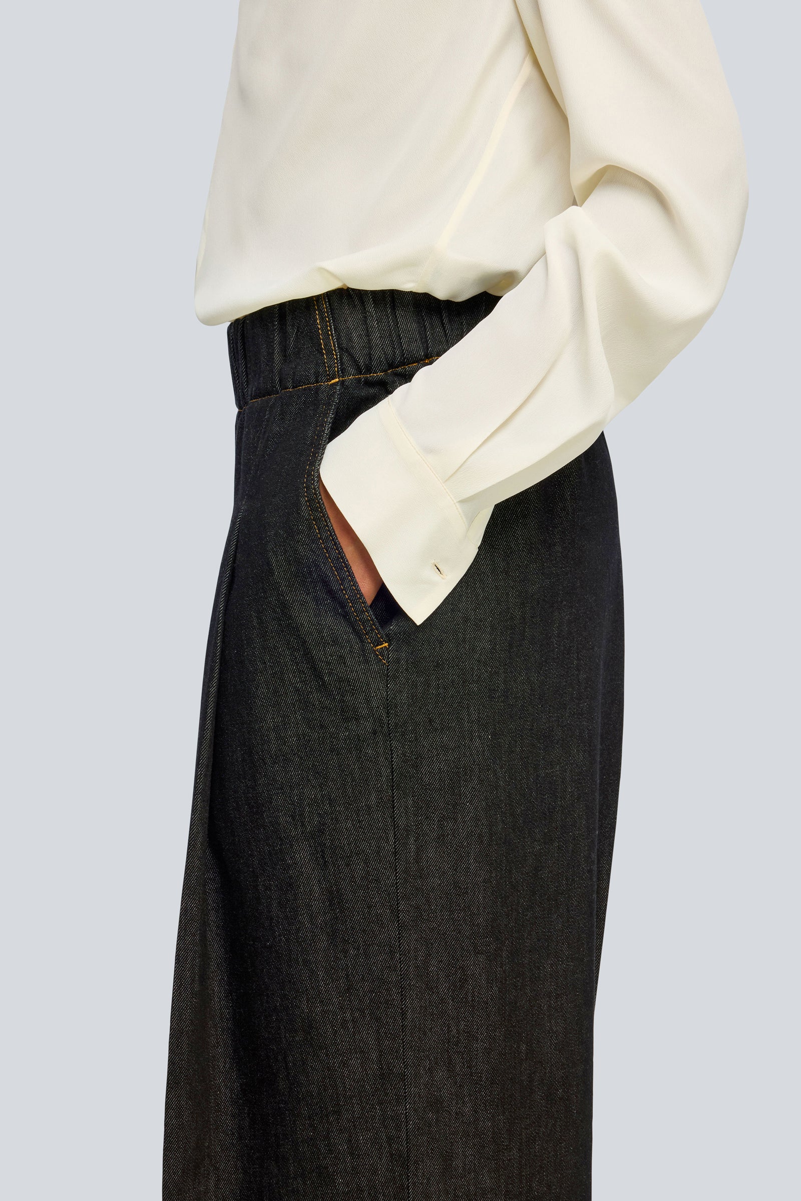 Semicouture Jimmy jeans denim nero