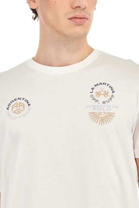 La Martina MAR303 JS388 t-shirt uomo cotone