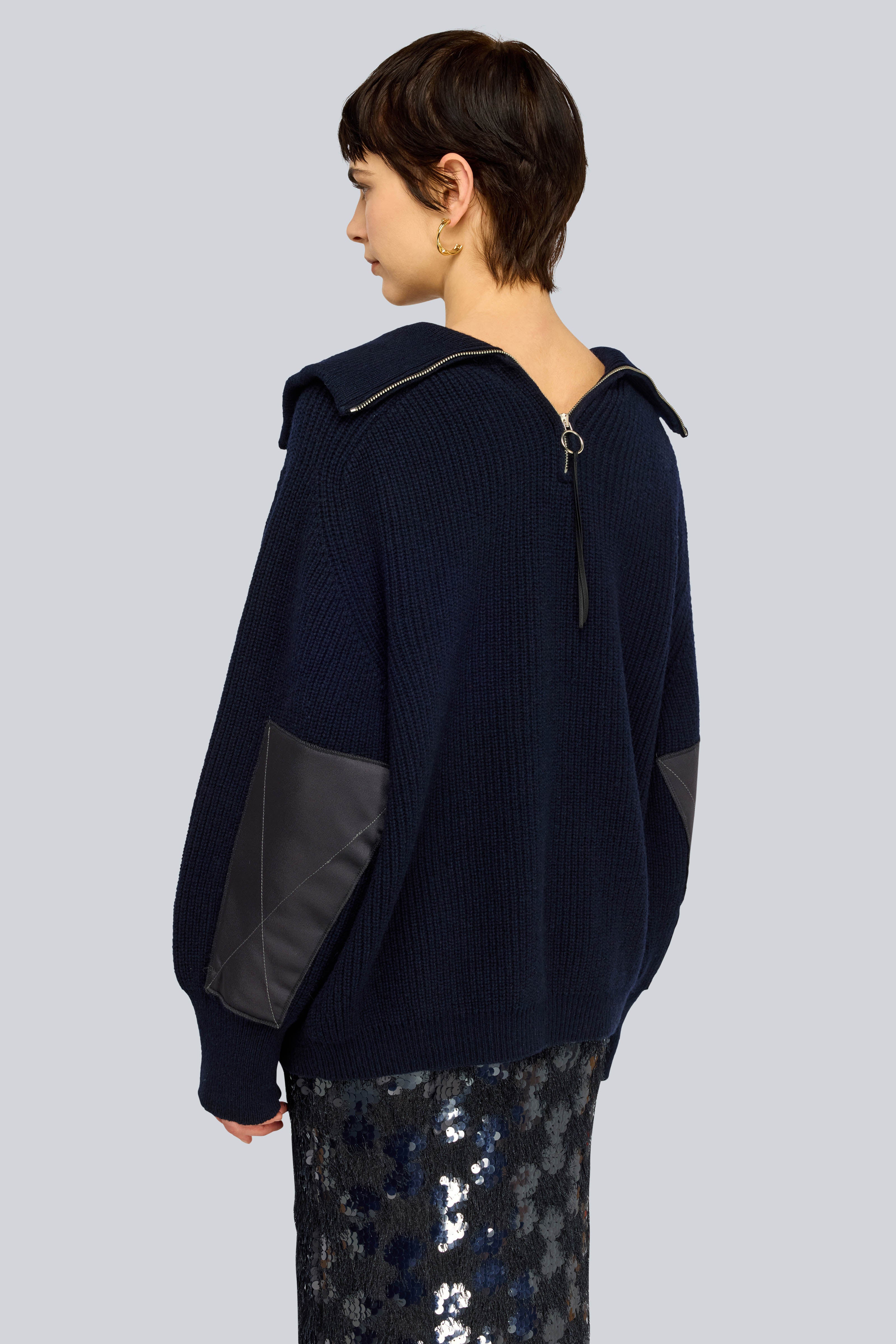 Semicouture Dolcevita Lana Maglia Pannocchia