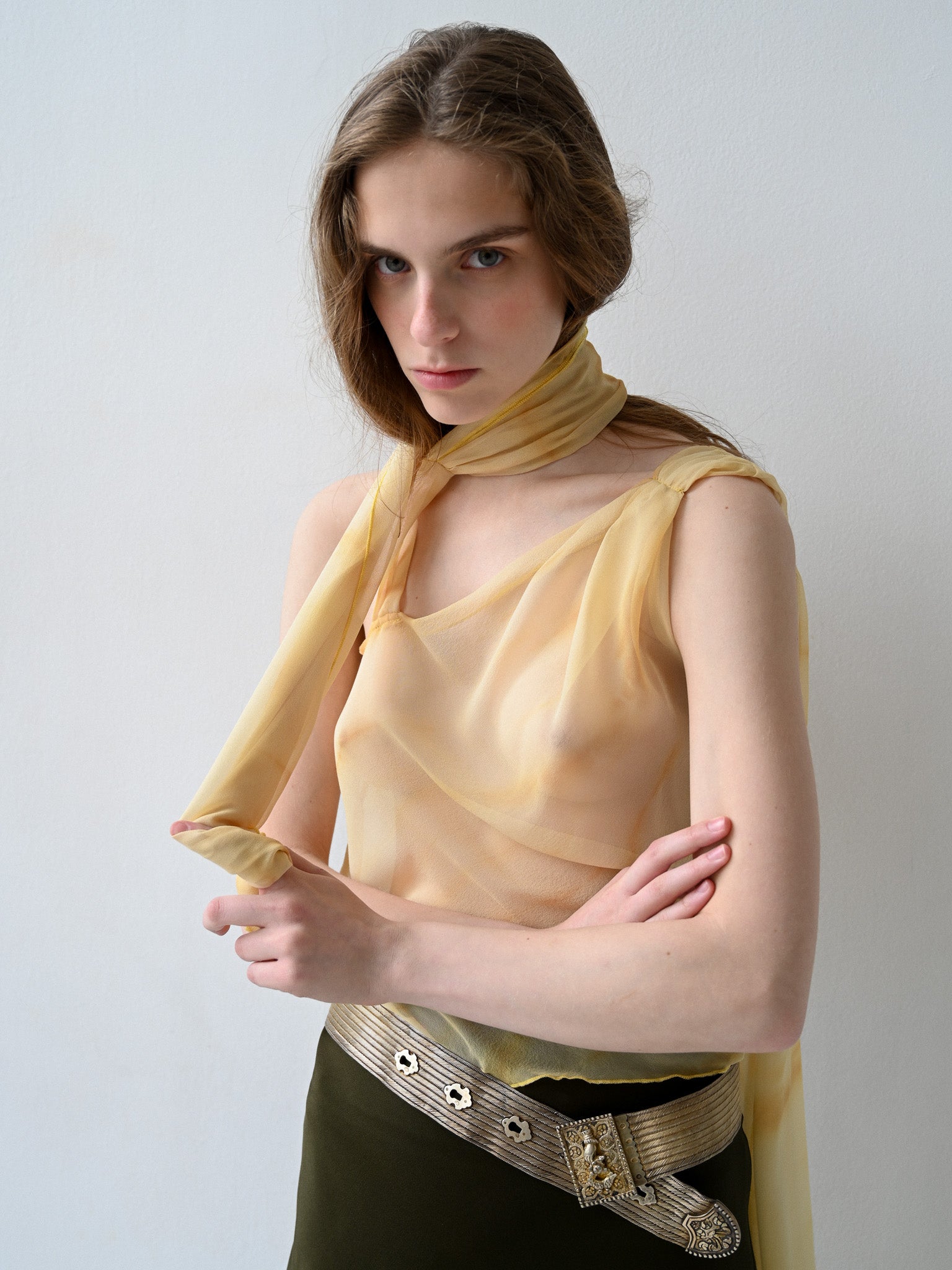 GiglioTigrato Jimena Top I top seta tie dye S-M