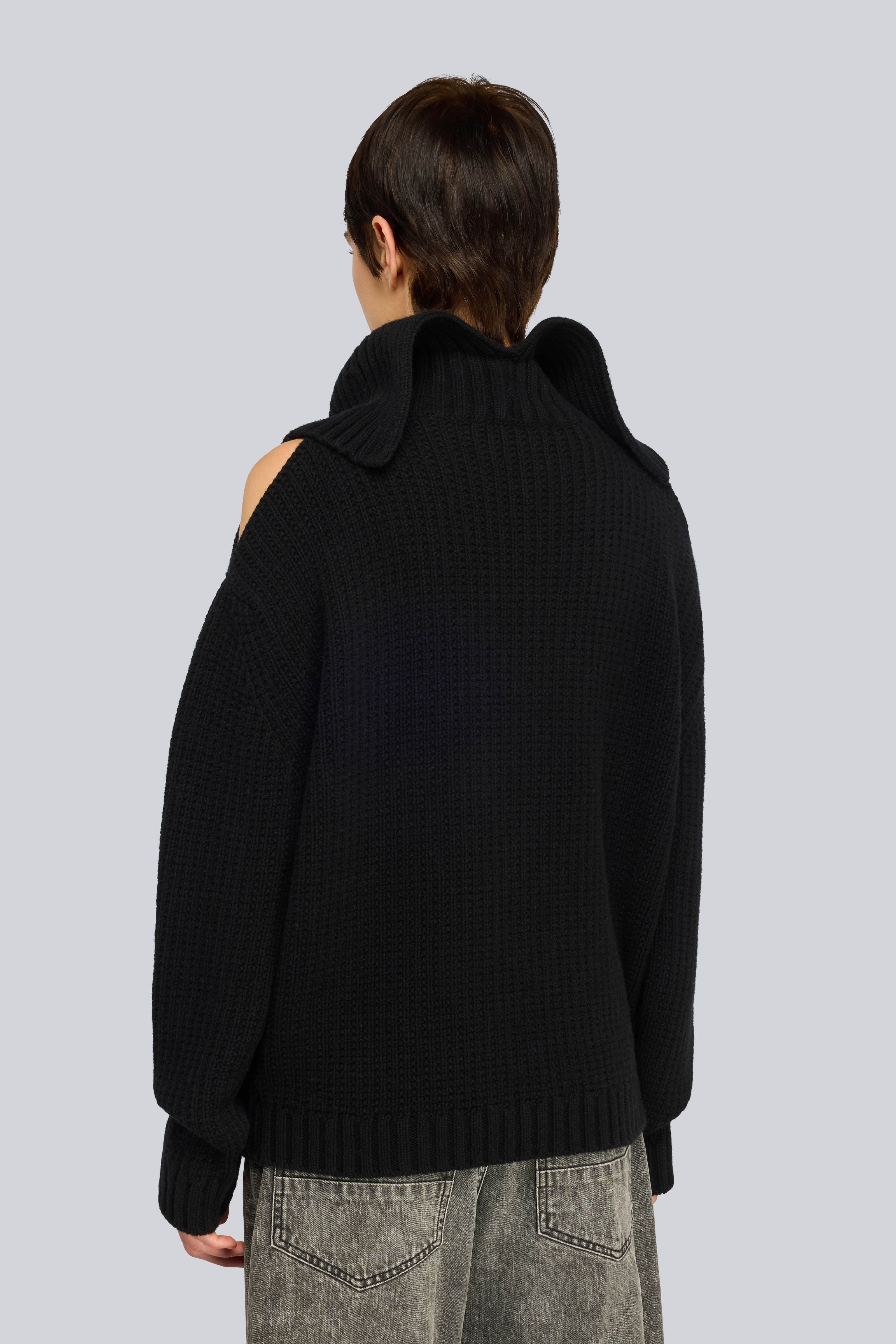 Semicouture Totty dolcevita nero punto bark