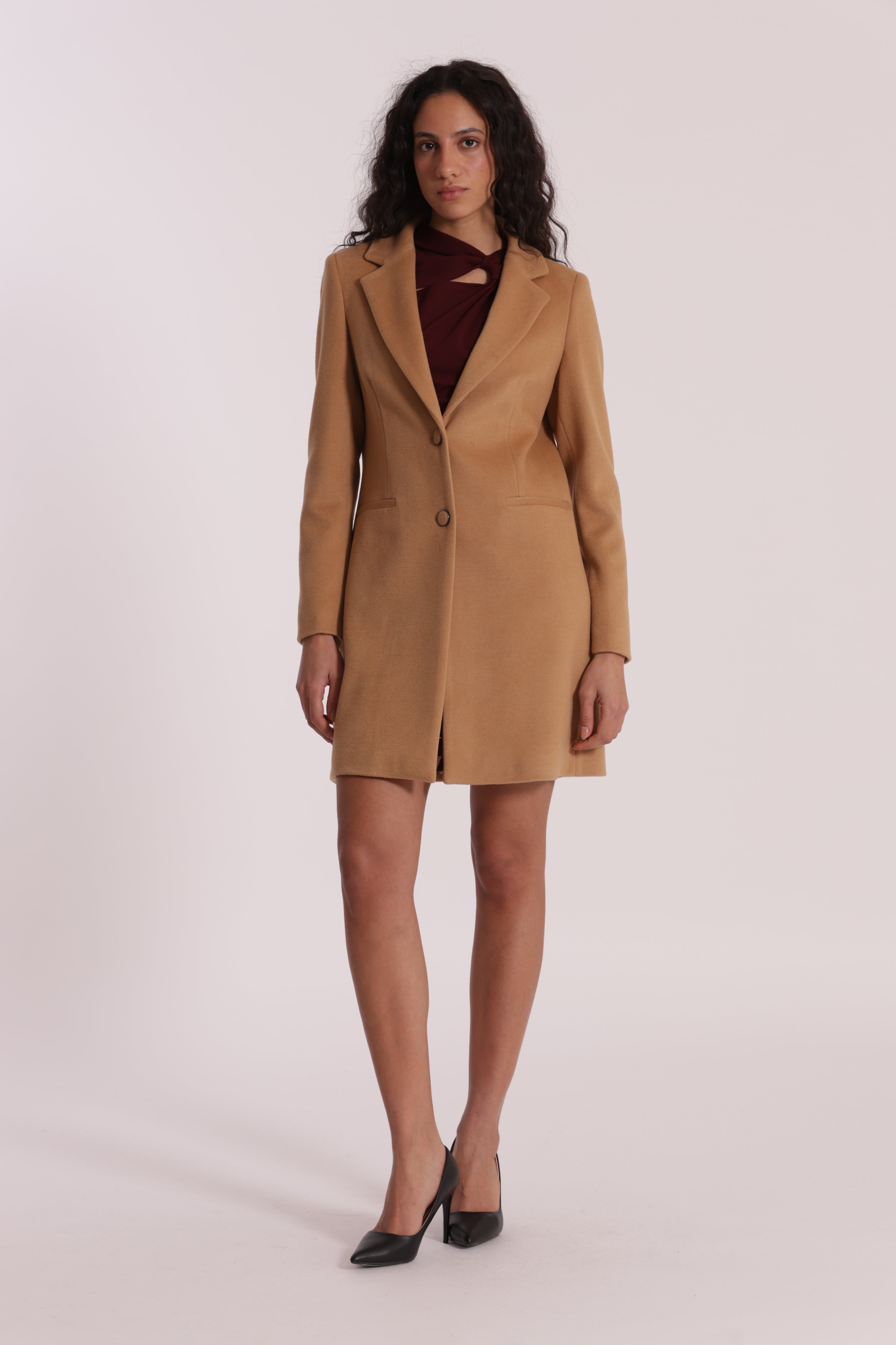 Mimi Mua Baronetto cappotto donna elasticizzato