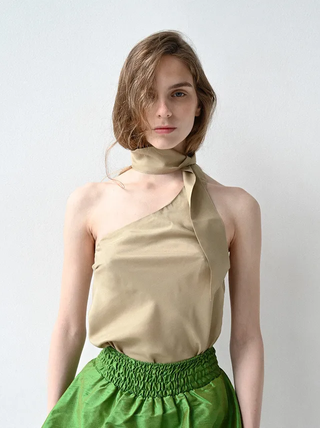 Giglio Tigrato Antonia Top IV top S-M beige seta