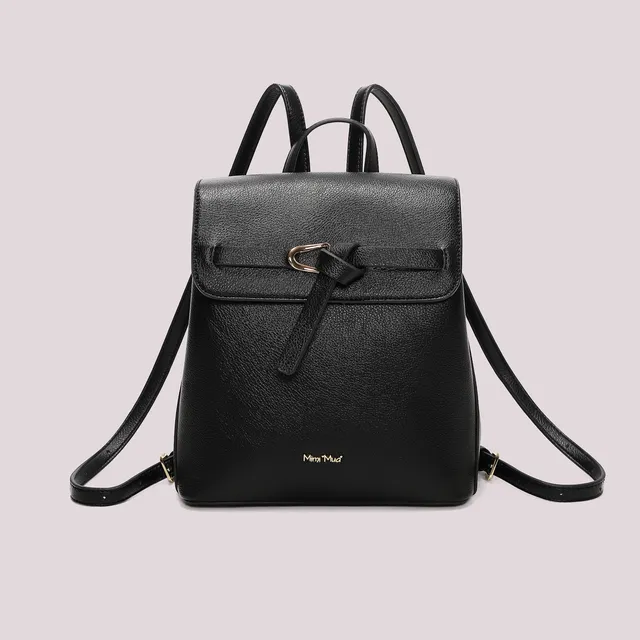 Mimi Mua Cinturino Orizzontale zaino nero 23,5 cm
