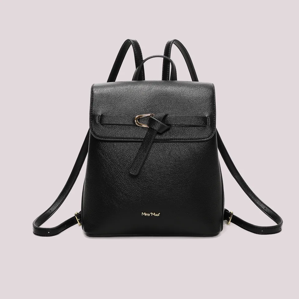 Mimi Mua Cinturino Orizzontale zaino nero 23,5 cm