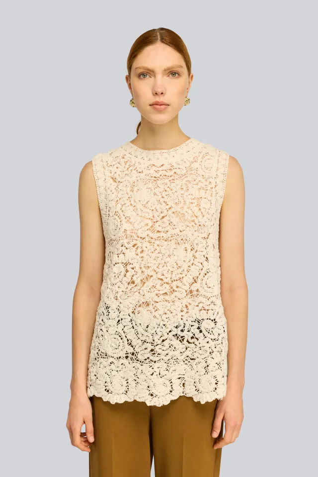 Semicouture Kristia Gilet Maglia Burro