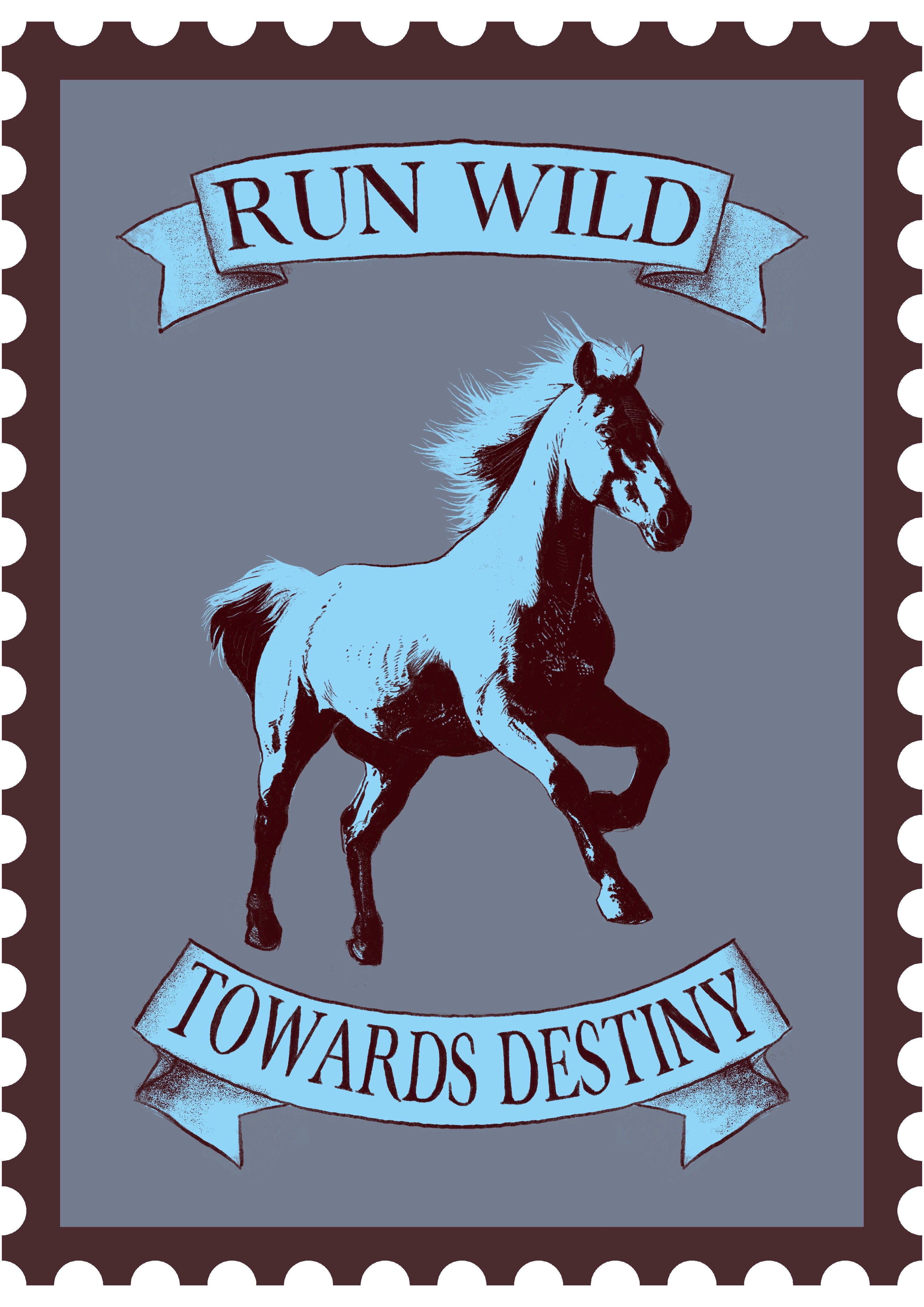 Giglio Tigrato The Horse poster Super A3 carta 200 g