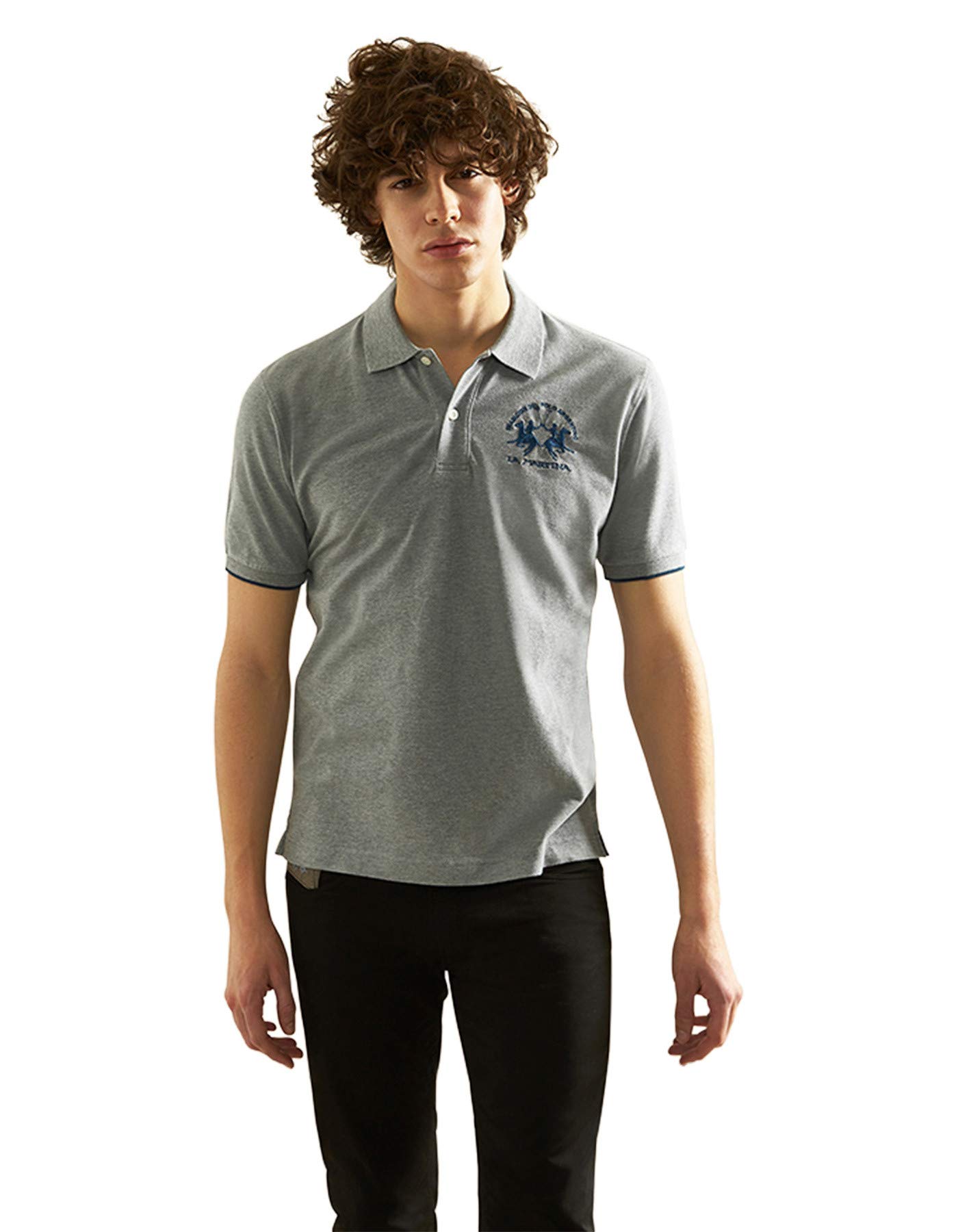 La Martina Regular Fit Polo maniche corte Blue Bell 3XL
