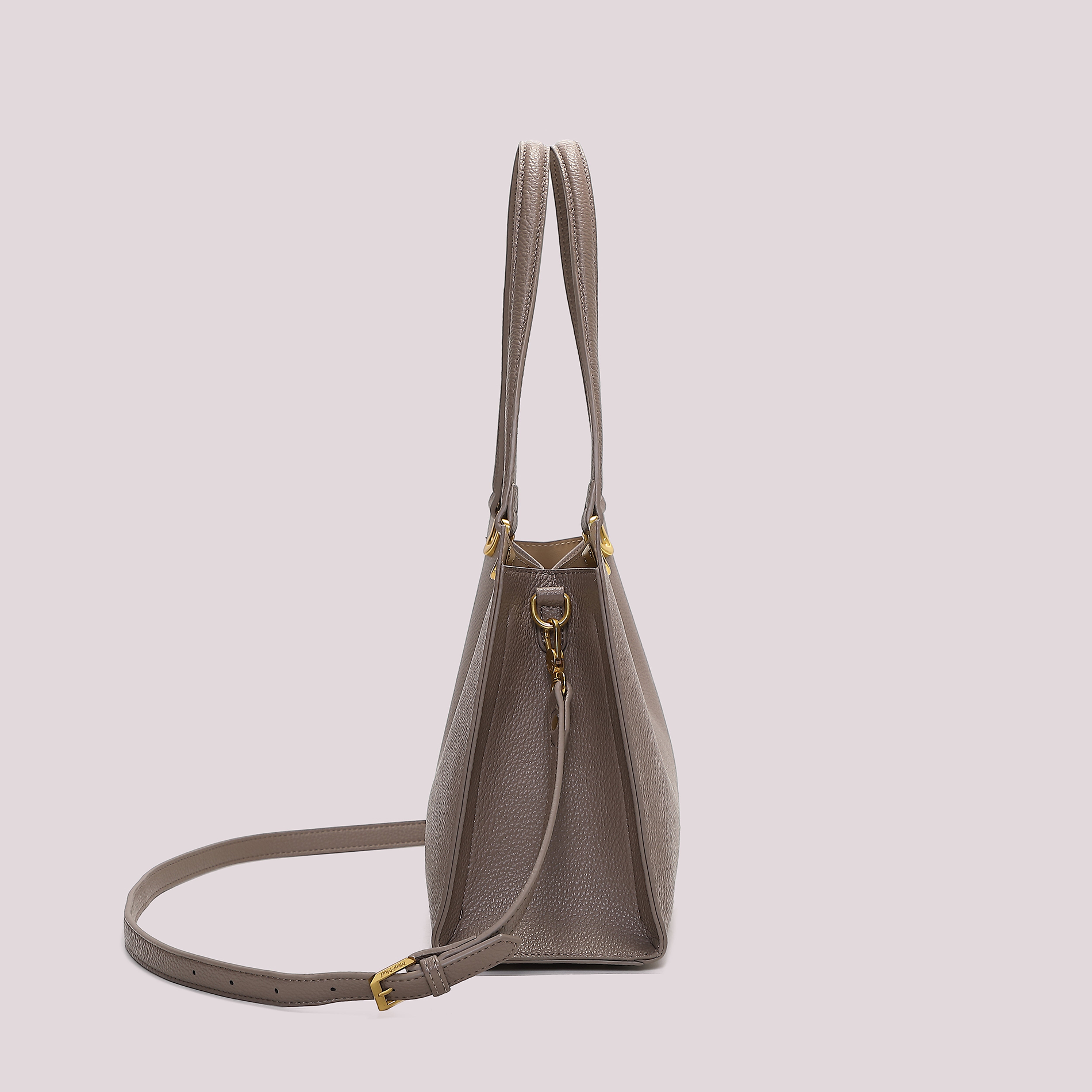 Mimi Mua Borsa Shopping shopper nero satinato