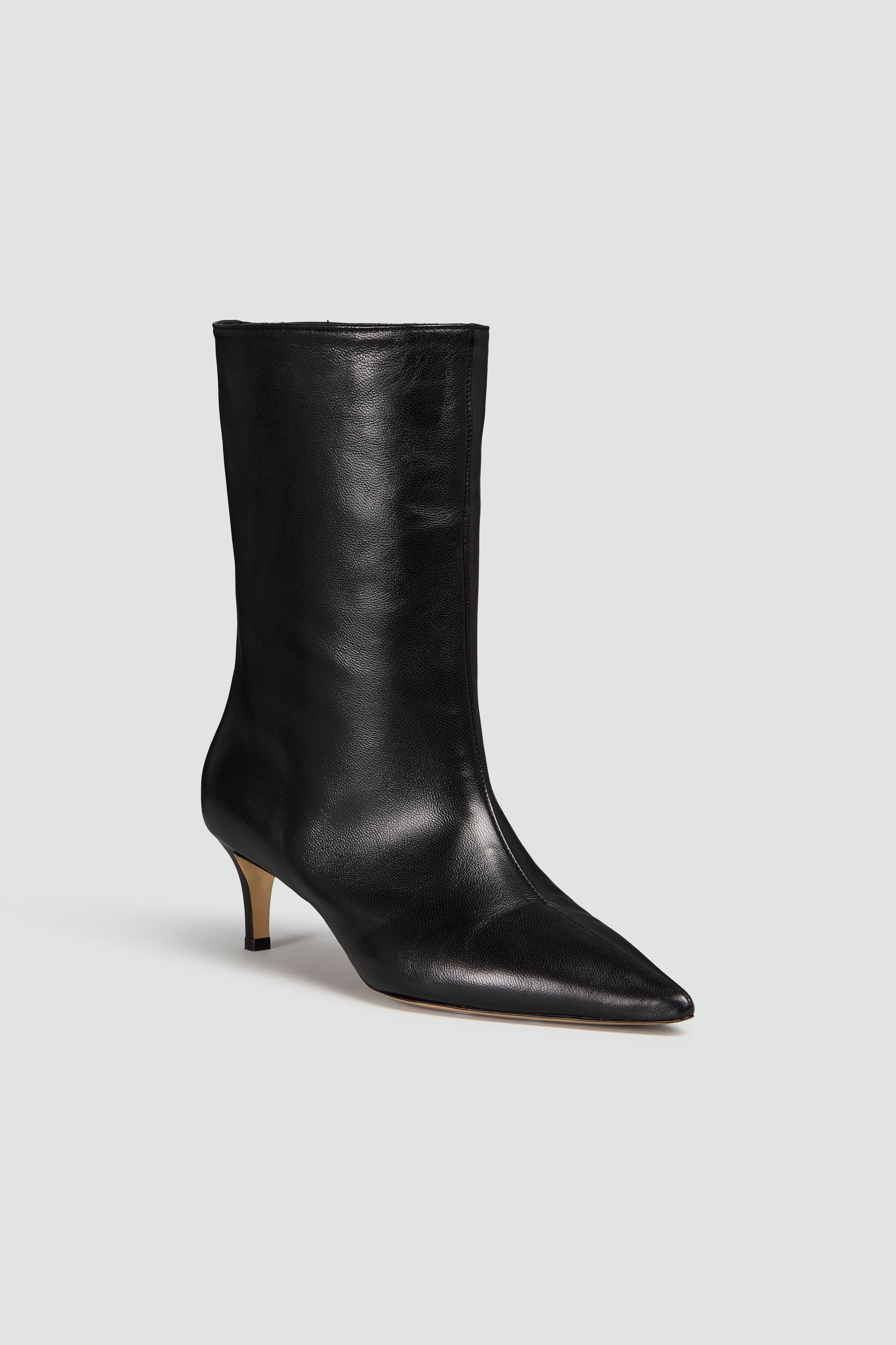 Semicouture Pauletta stivaletto nero pelle