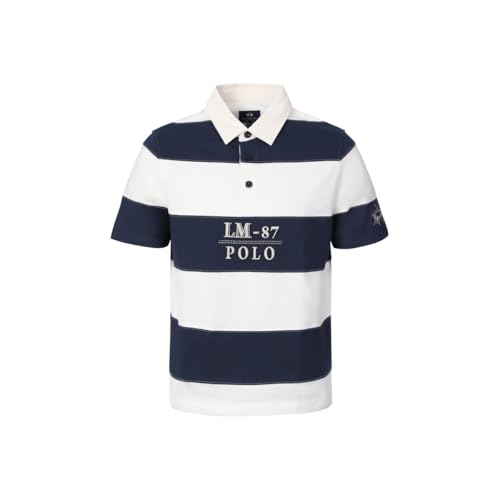 La Martina MCP015 polo uomo L a righe cotone
