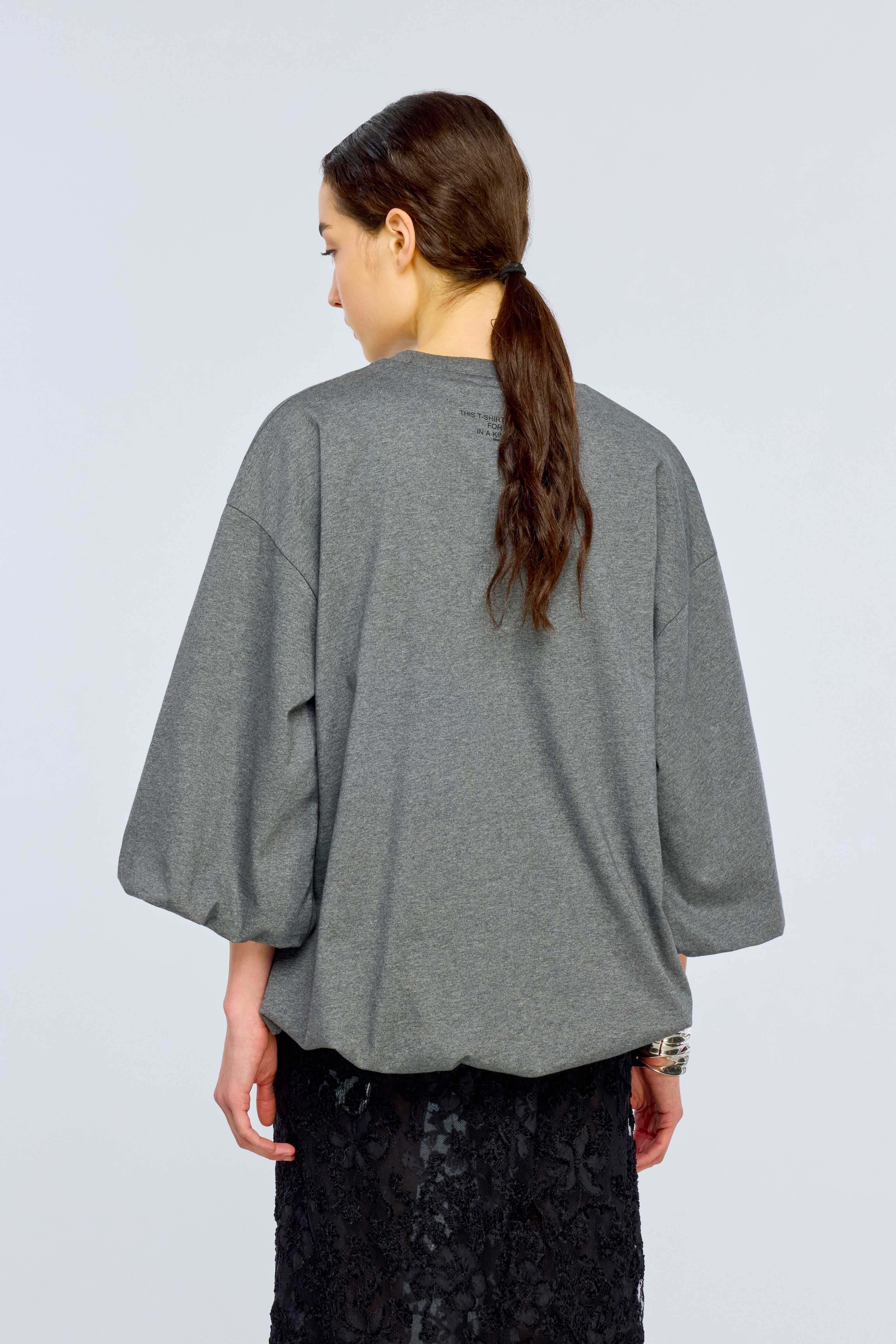Semicouture Adria t-shirt cotone bianco scollo tondo