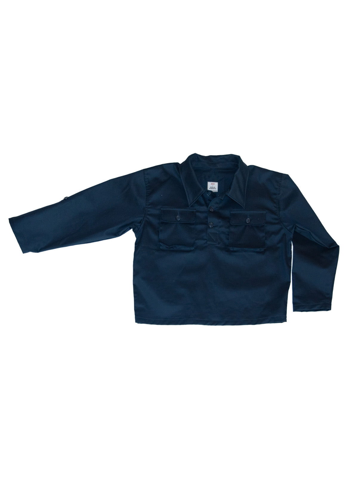 GiglioTigrato Abisso polo cotone blu navy manica lunga