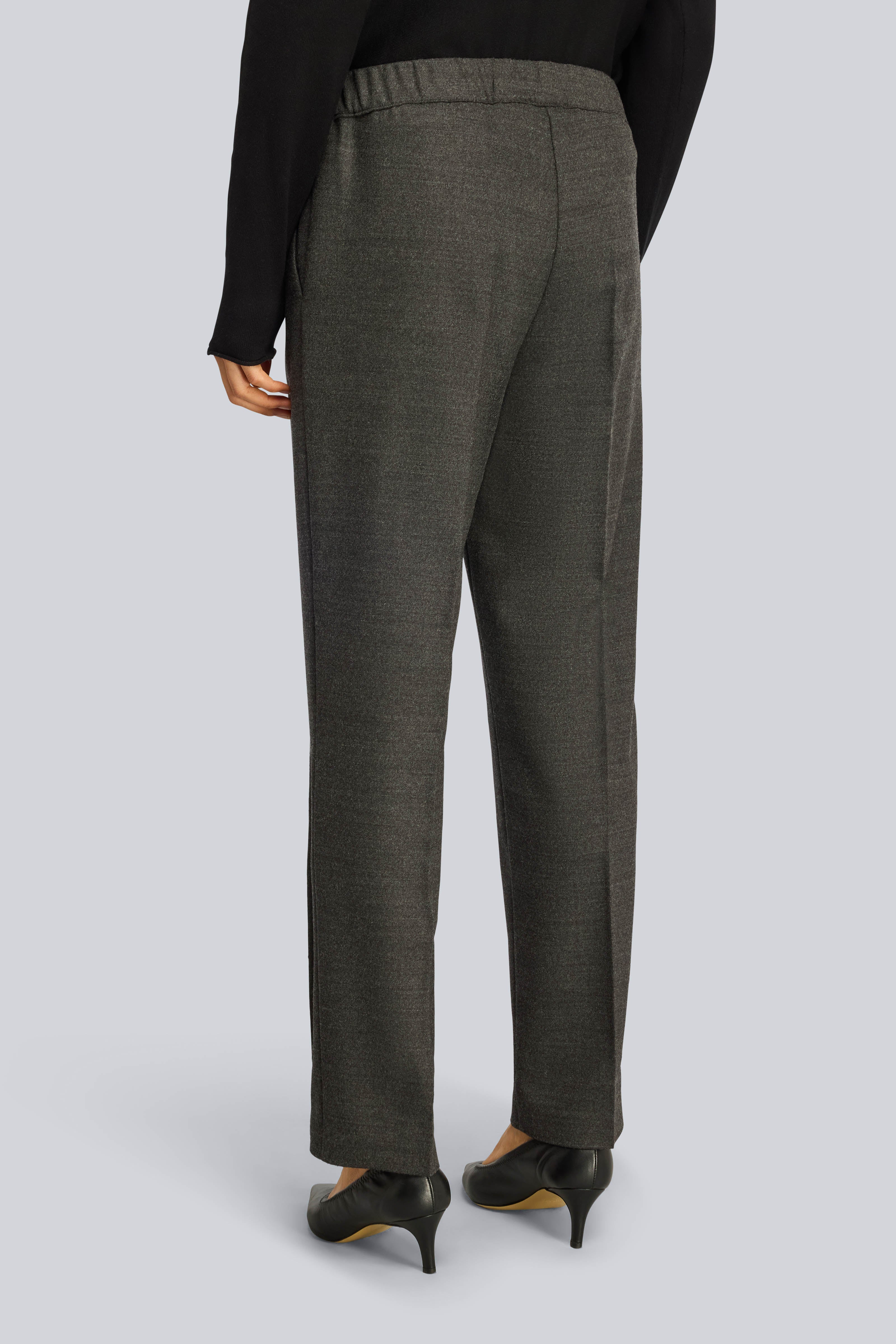 Semicouture Alfie pantalone flanella regular antracite