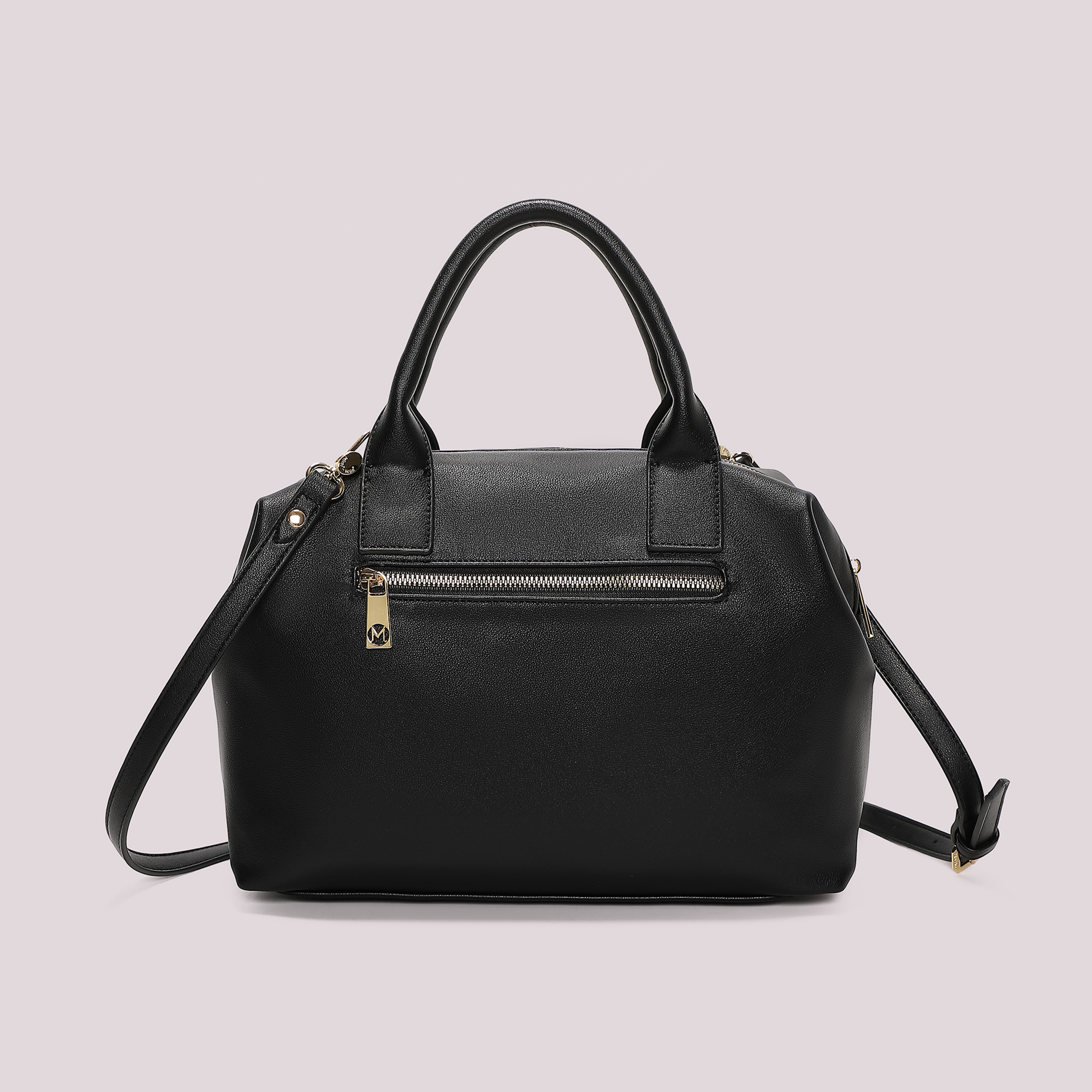 Mimi Mua Bauletto Motivo Onda Borsa Bianco 31 cm