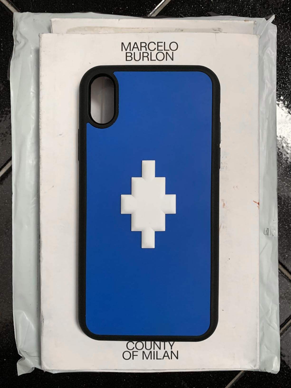 Marcelo Burlon County of Milan iPhone XR cover soft touch antiurto