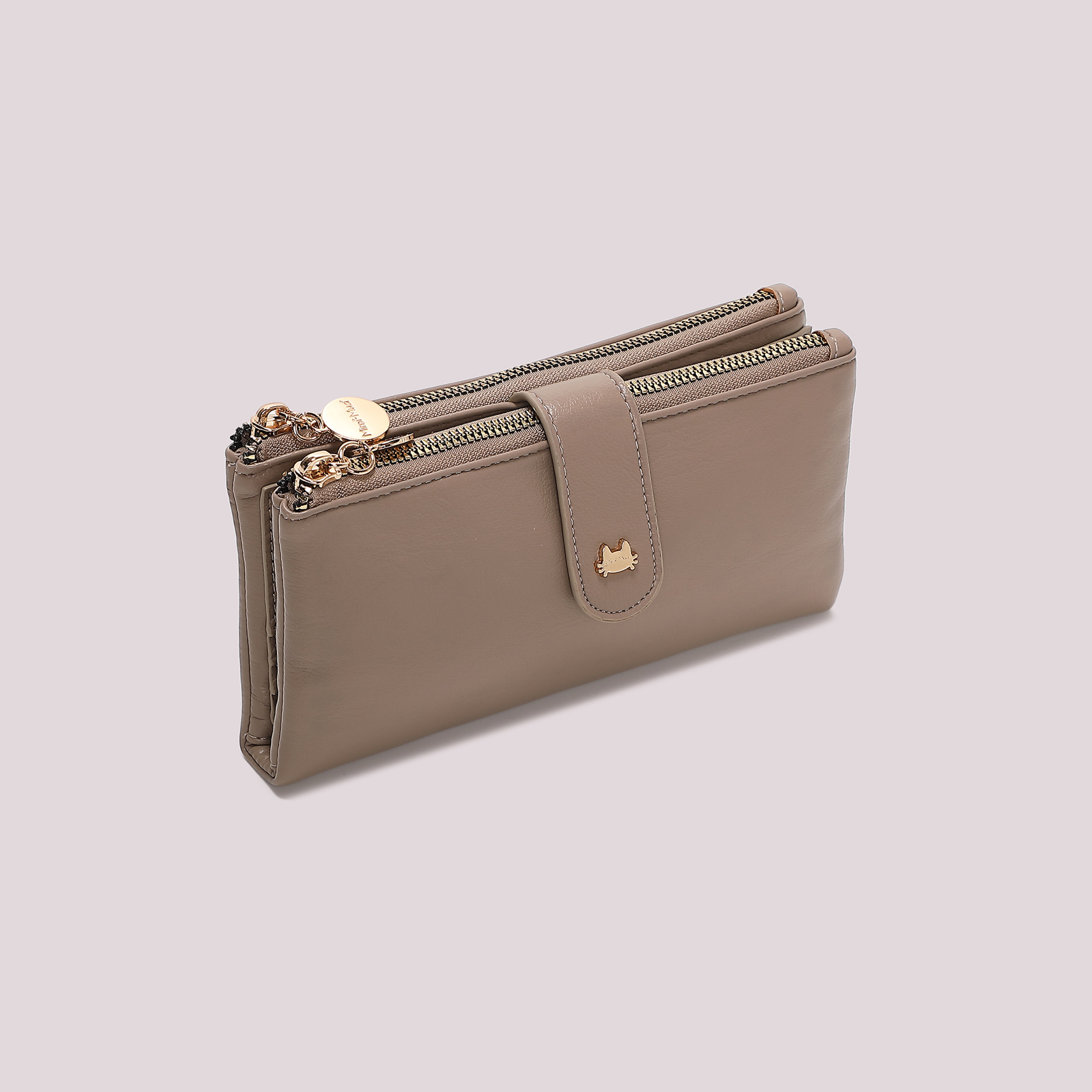 Mimi Mua portafoglio grande morbido nero