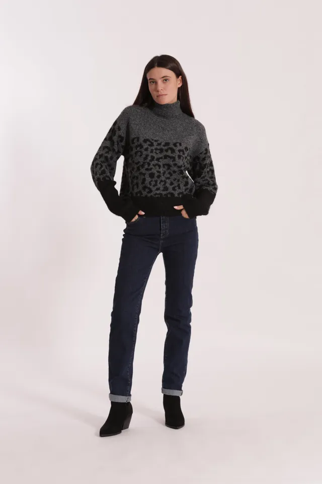Mimi Mua Jeans Sigaretta jeans nero elasticizzato