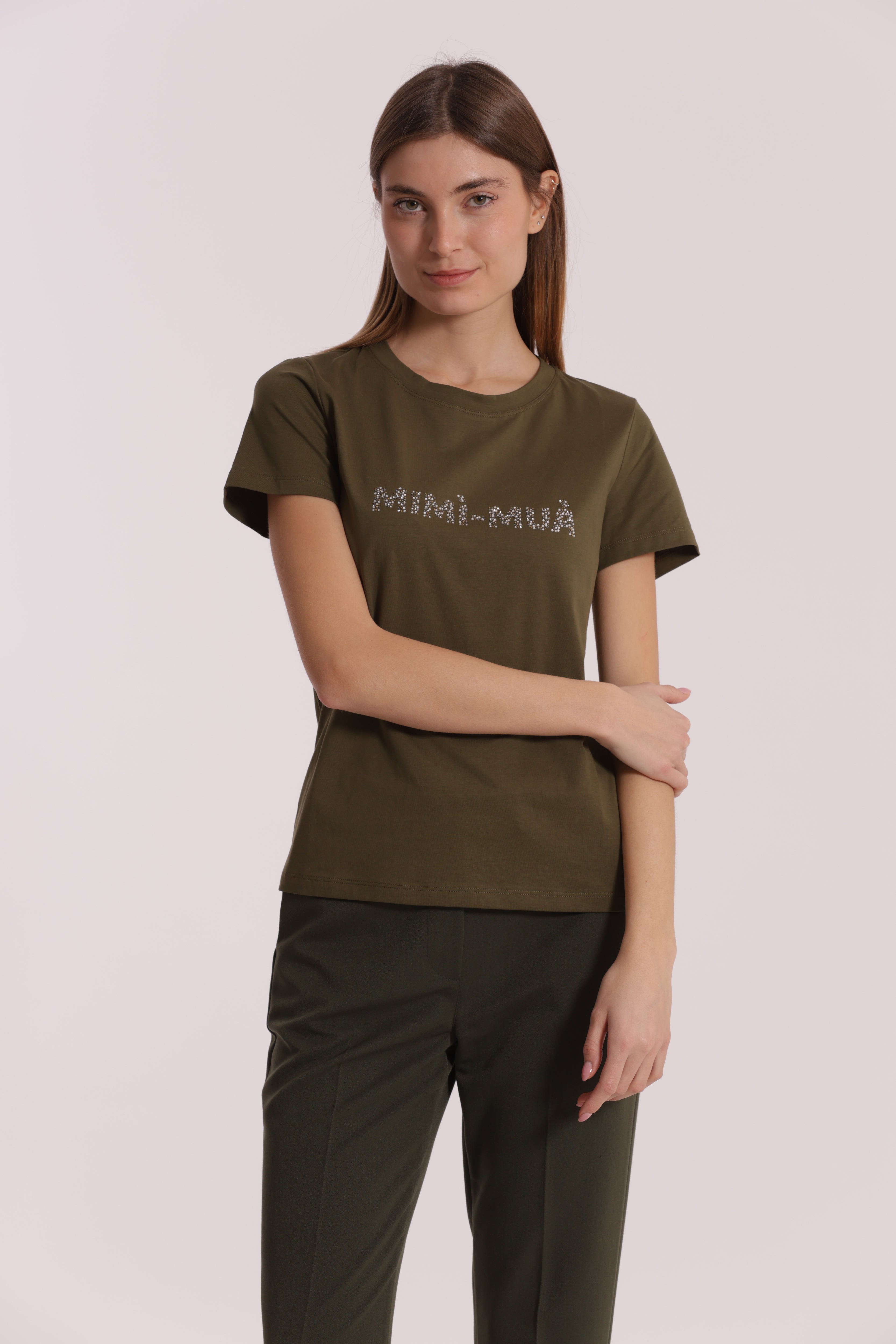 Mimi Mua Mimi-Mua t-shirt cotone logo