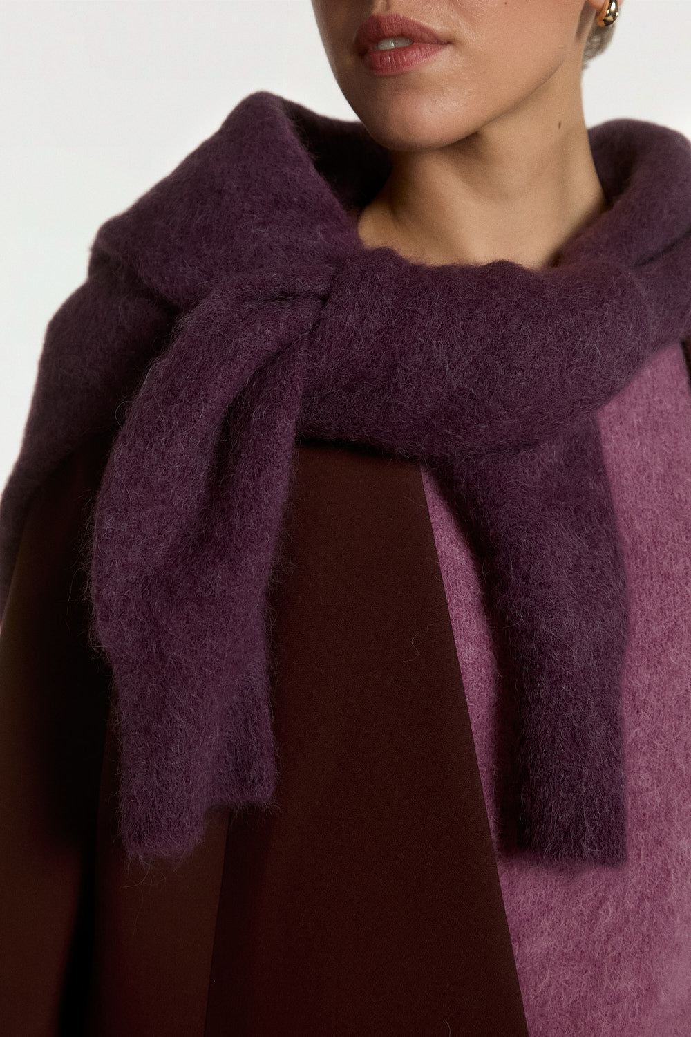 Aaiko Luray Blazer Bordeaux Elasticizzato Doppiopetto
