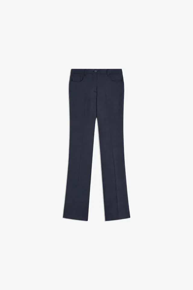 Semicouture Tabby pantalone flanella antracite 5 tasche