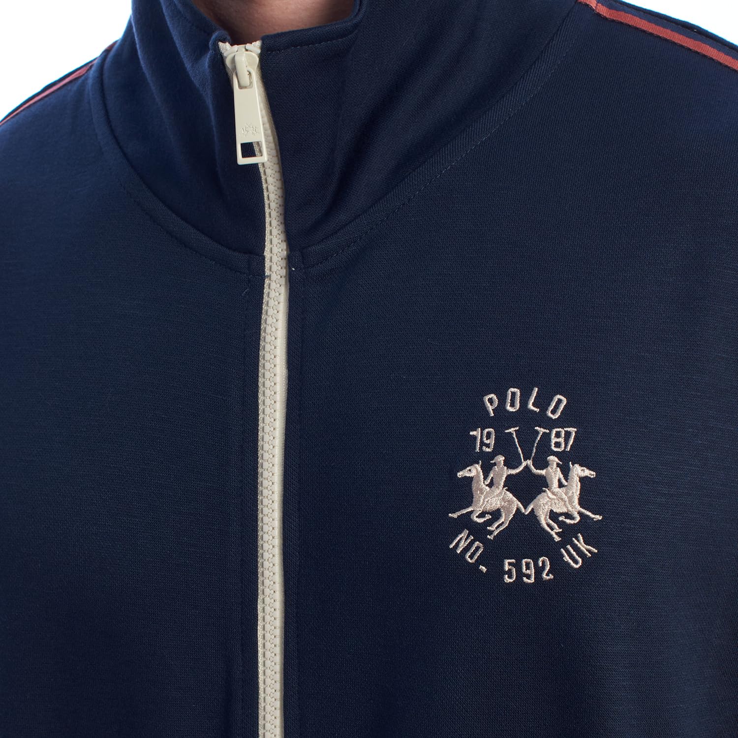 La Martina YMF006-FP556 felpa uomo fullzip