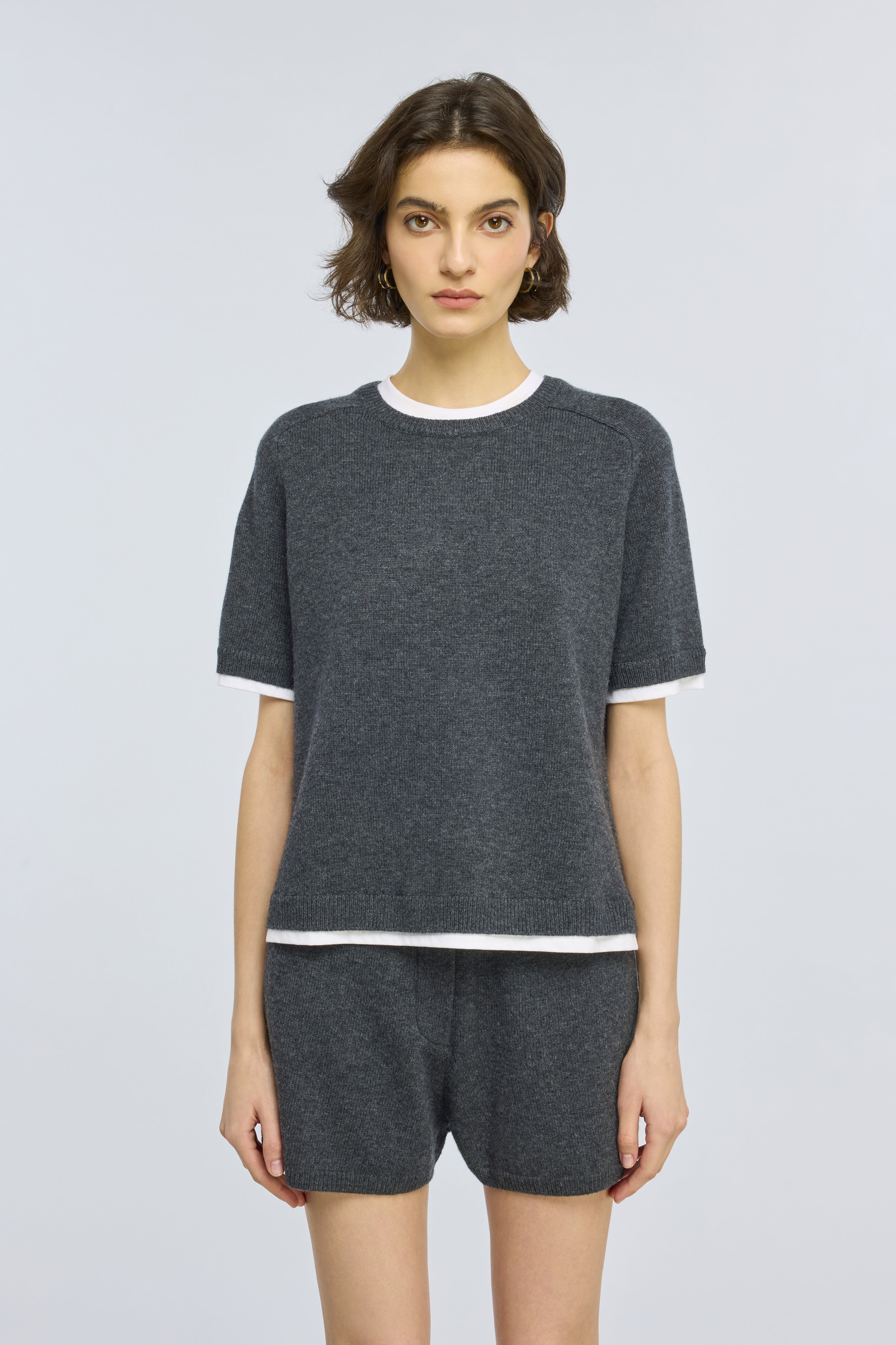 Semicouture Aida Maglia Cashmere Grigio