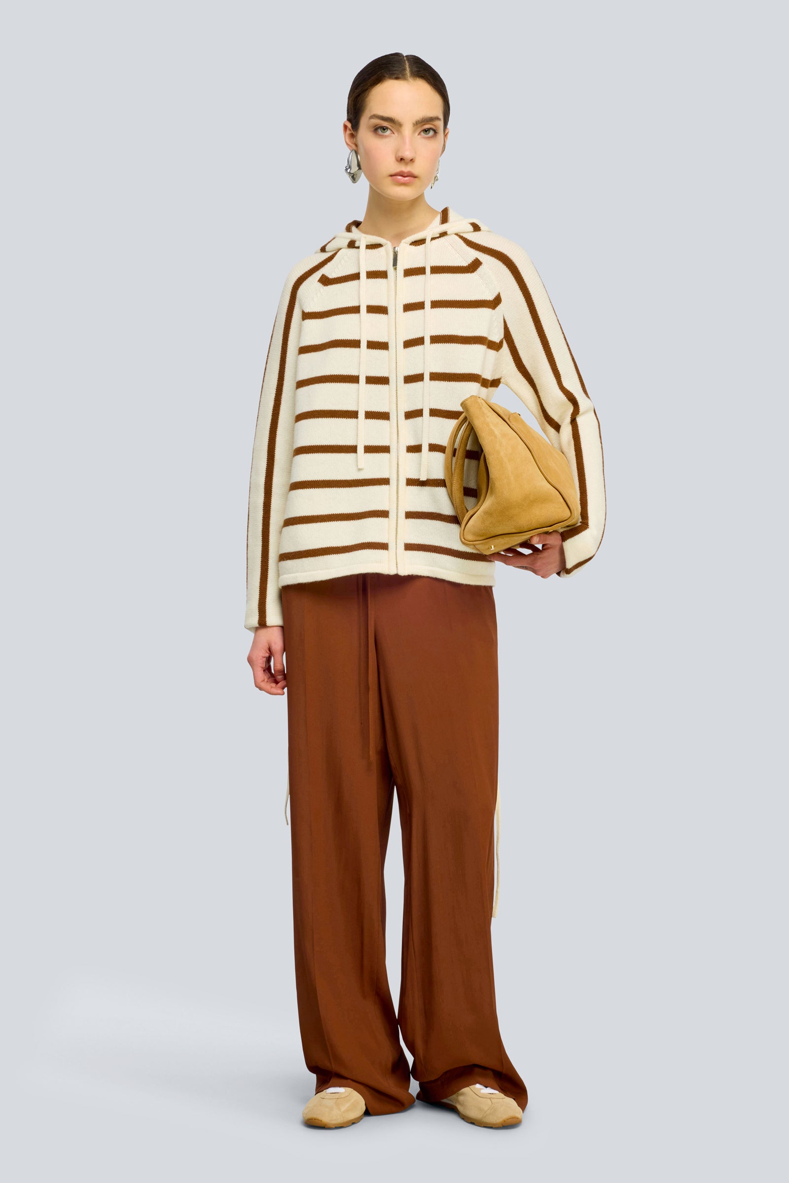 Semicouture Ginger Pantalone Crêpe Canyon