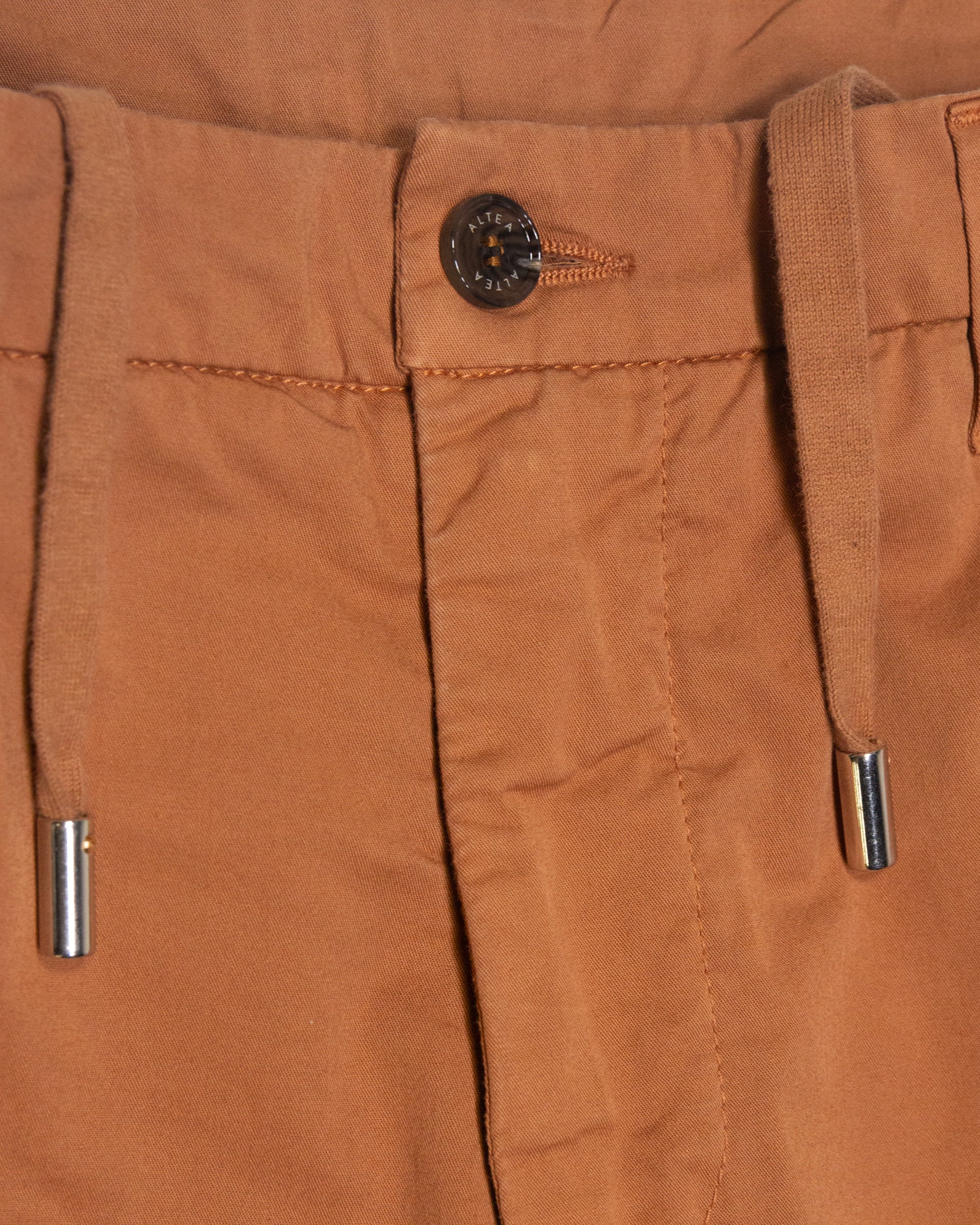 Altea Dumbo pantalone chino mostarda in cotone stretch