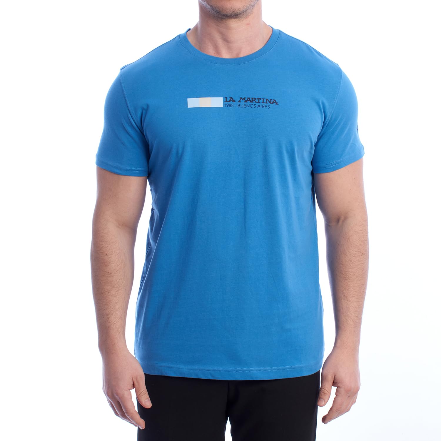 La Martina YMR314-JS206 t-shirt uomo blu marina XL