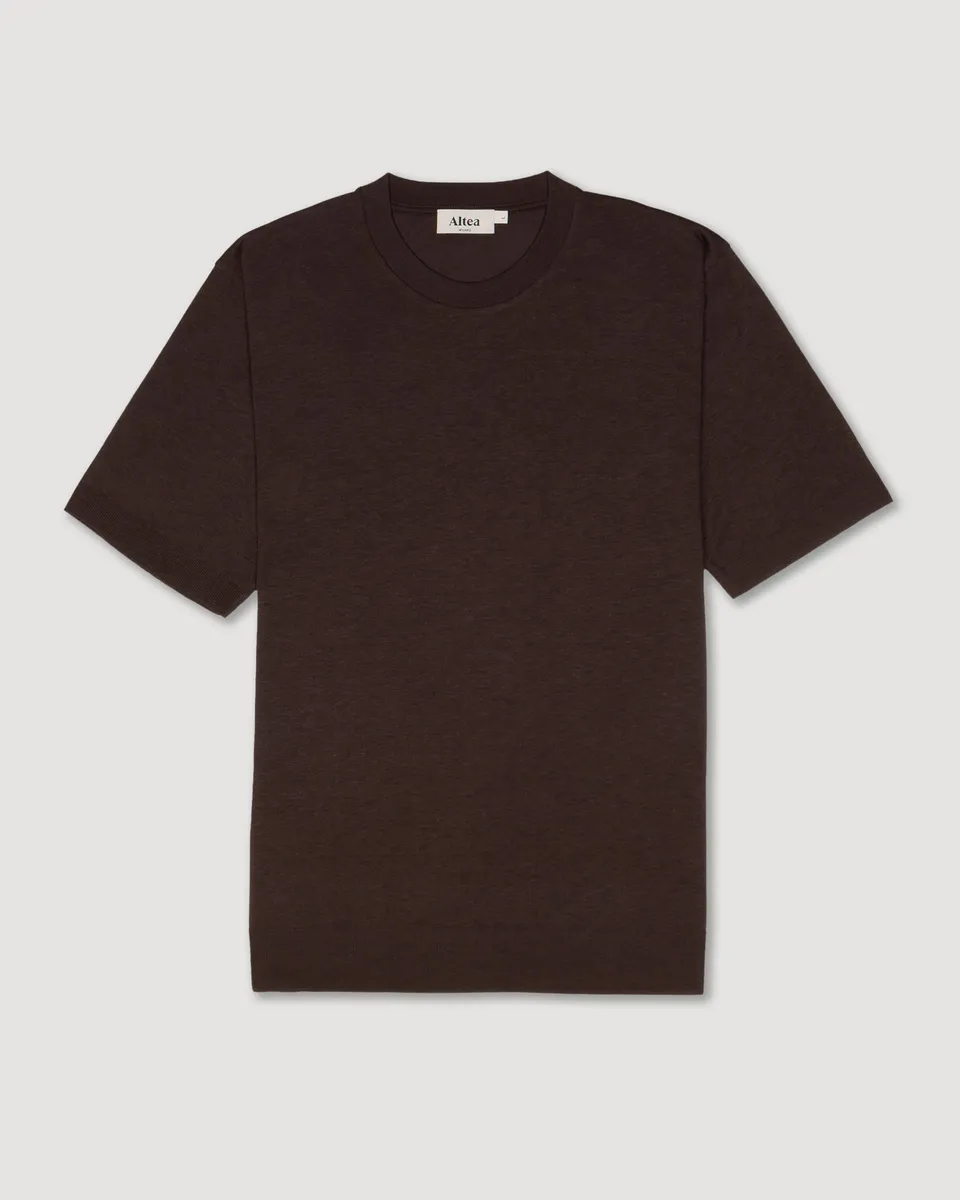 Altea Cyrill t-shirt moro jersey lyocell cotone