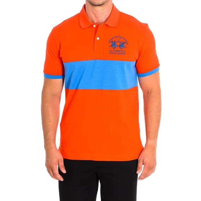 La Martina TMP610-PK097 polo uomo fresca quotidiana