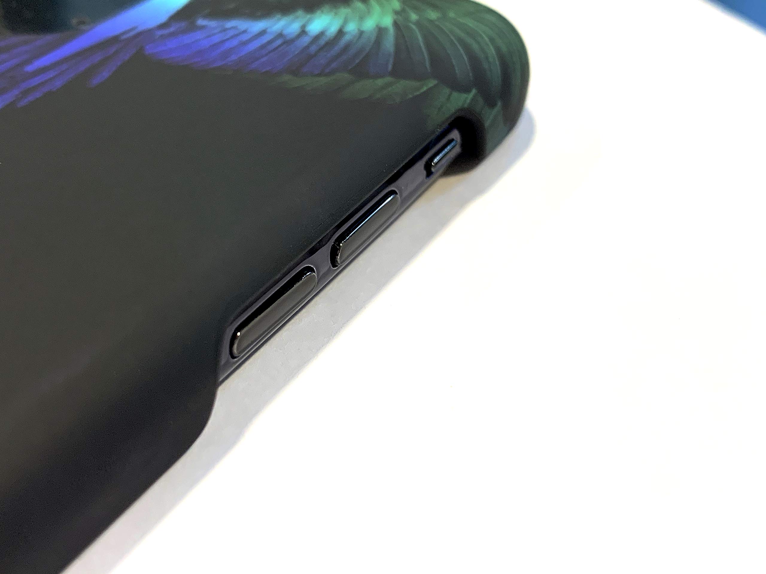 Marcelo Burlon Blue Wings cover iPhone 11 rigida soft-touch