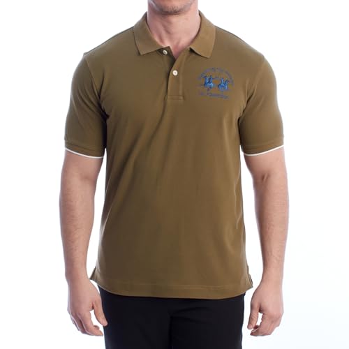 La Martina YMP001-PK001 polo uomo taglia L piqué