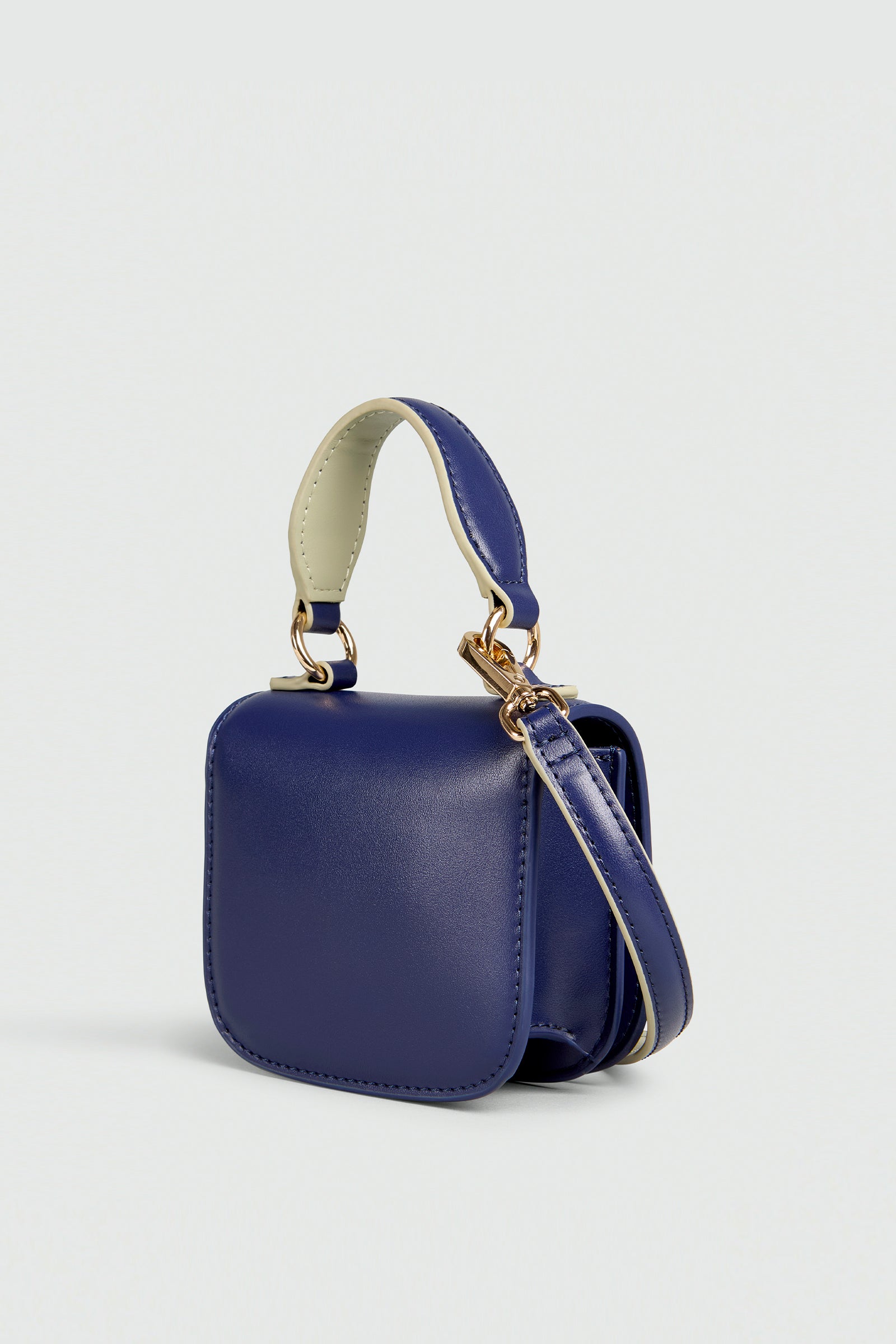 Semicouture Afrodite mini bag camel tracolla oro