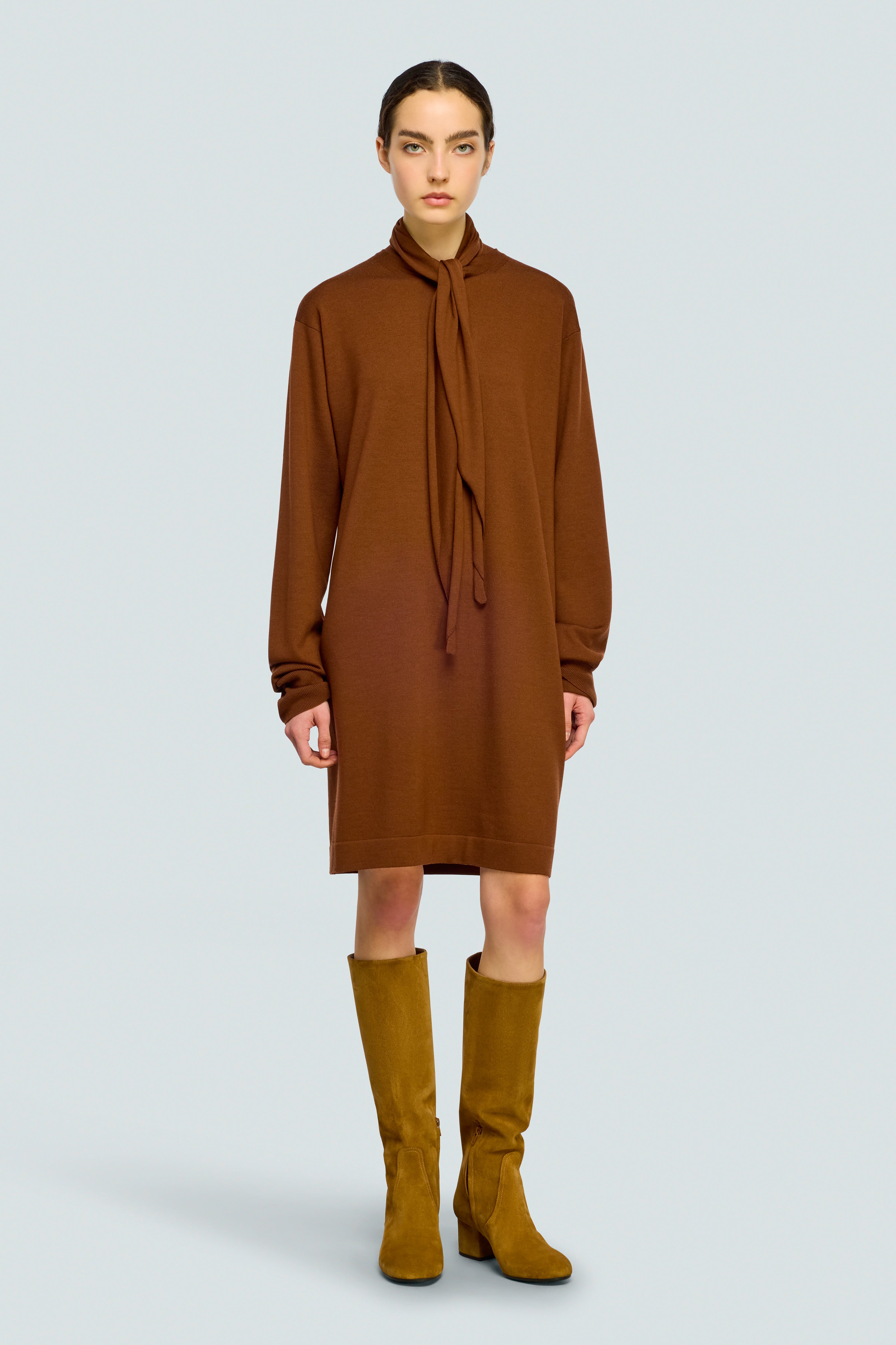 Semicouture Georgina abito lana canyon
