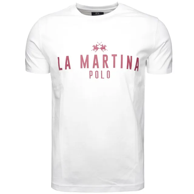 La Martina MAR322 JS206 t-shirt uomo L cotone