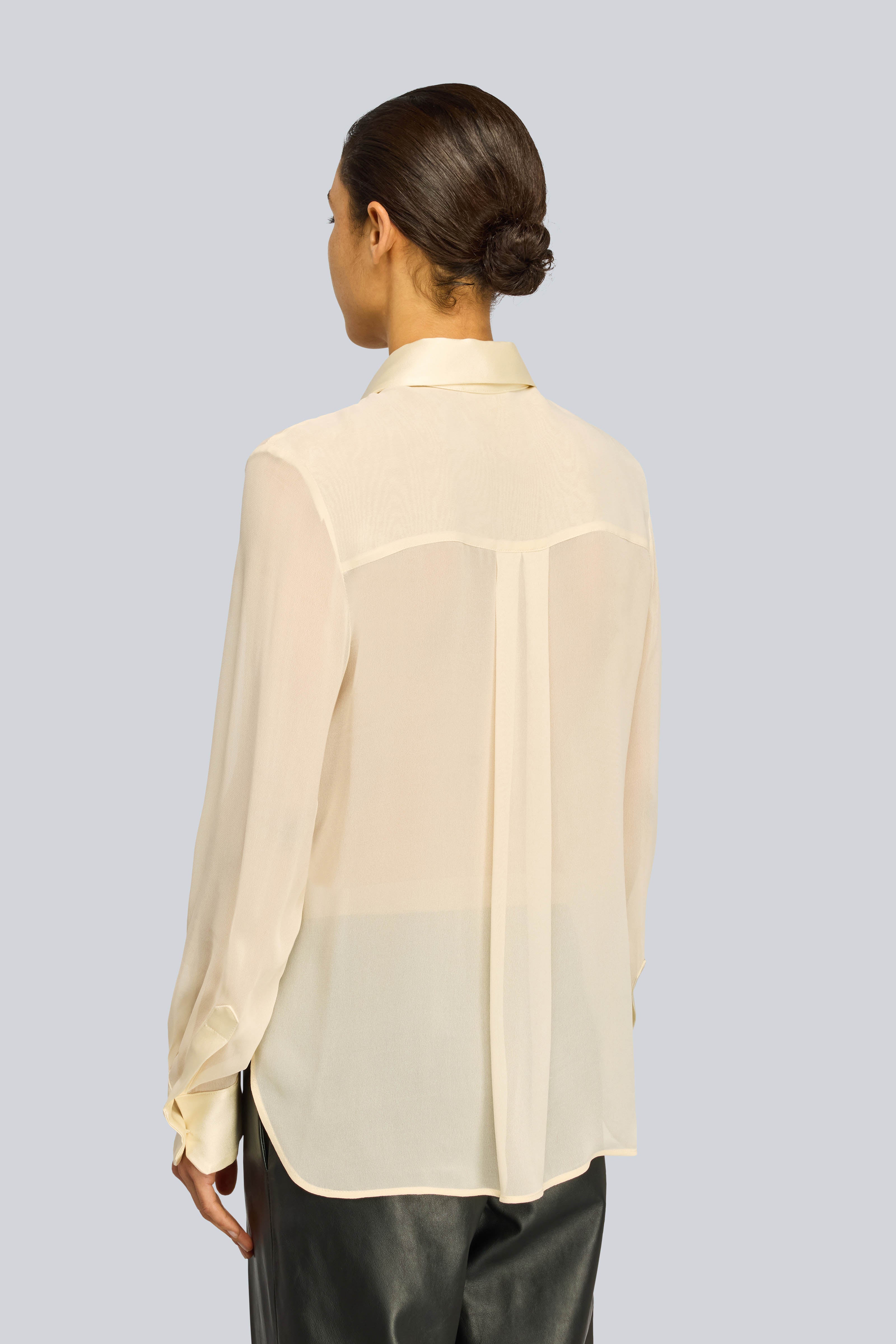 Semicouture Floelle Camicia Georgette Burro