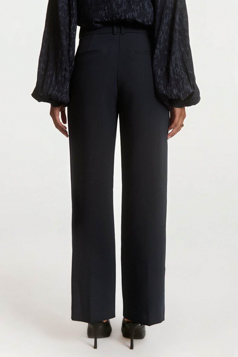 Aaiko Robin pantaloni blu notte gamba larga