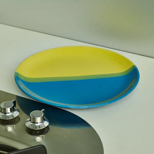 On Earth Cooperative Collection Joy piattino ceramica multicolore