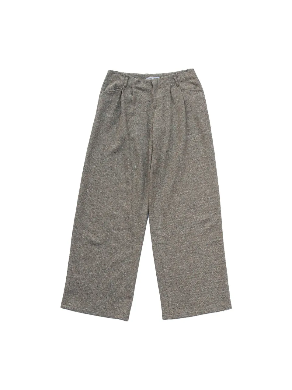 GiglioTigrato Zermatt Trousers verde lana lucida vita bassa