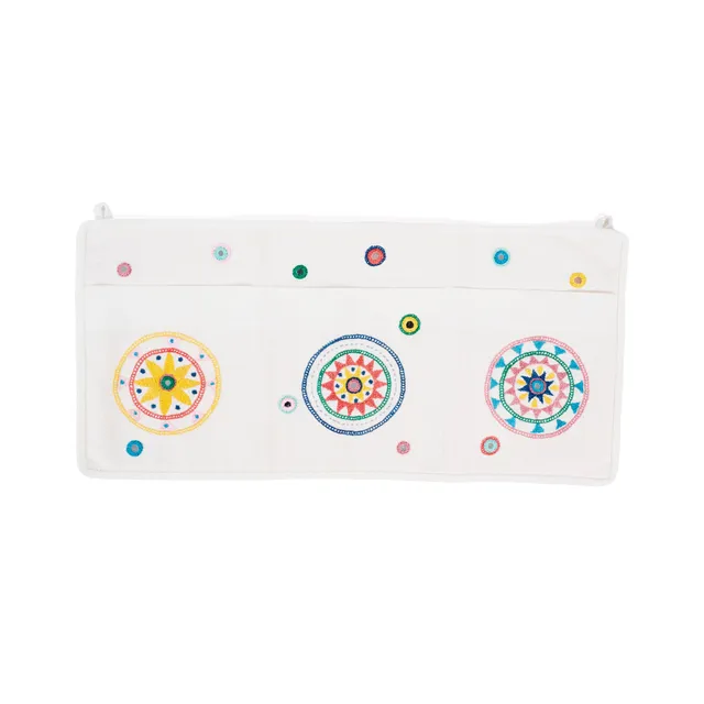 On Earth Circles pannello cotone multicolore 46x21,5 cm