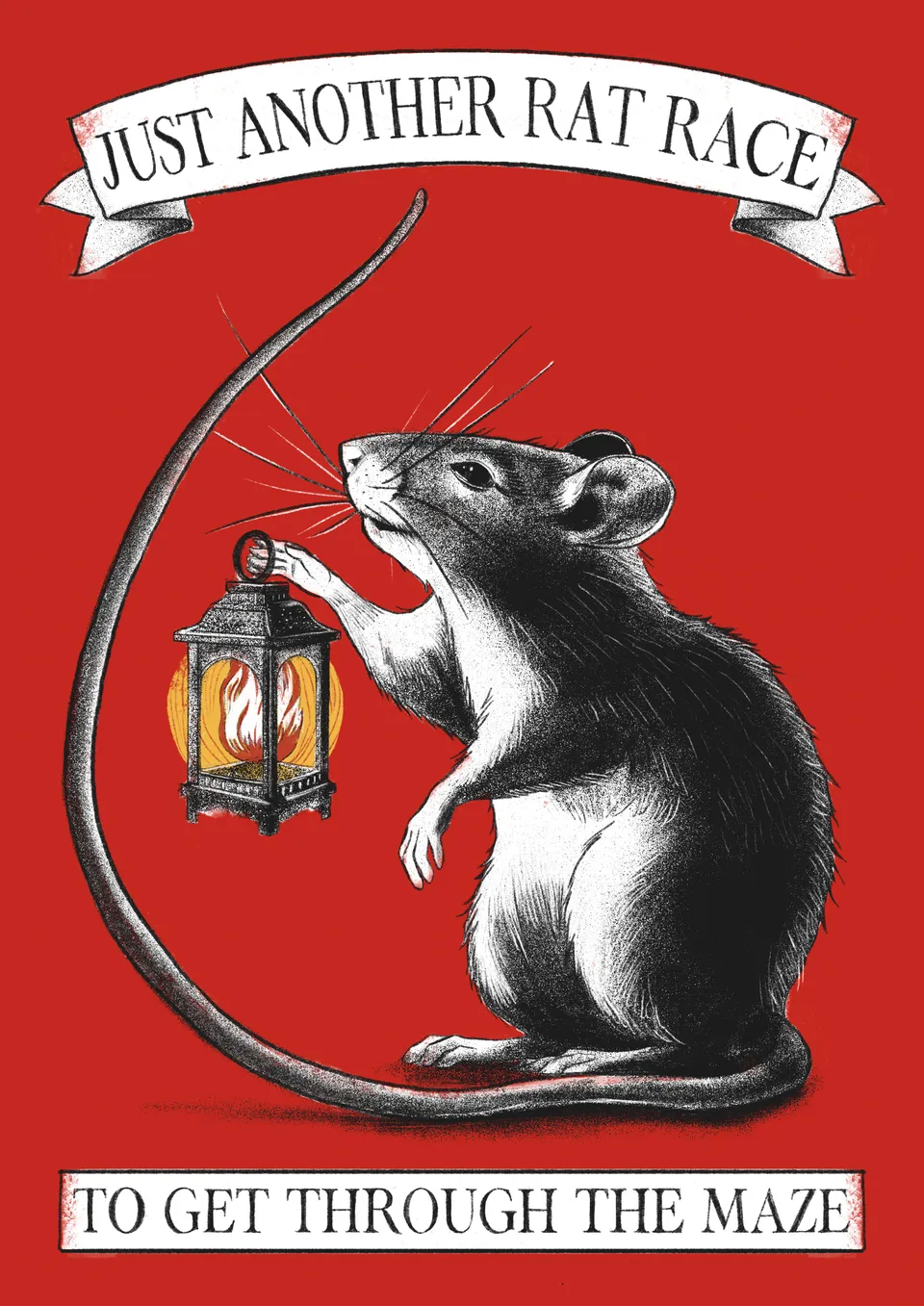 GiglioTigrato The Mouse poster carta 200gr Super A3