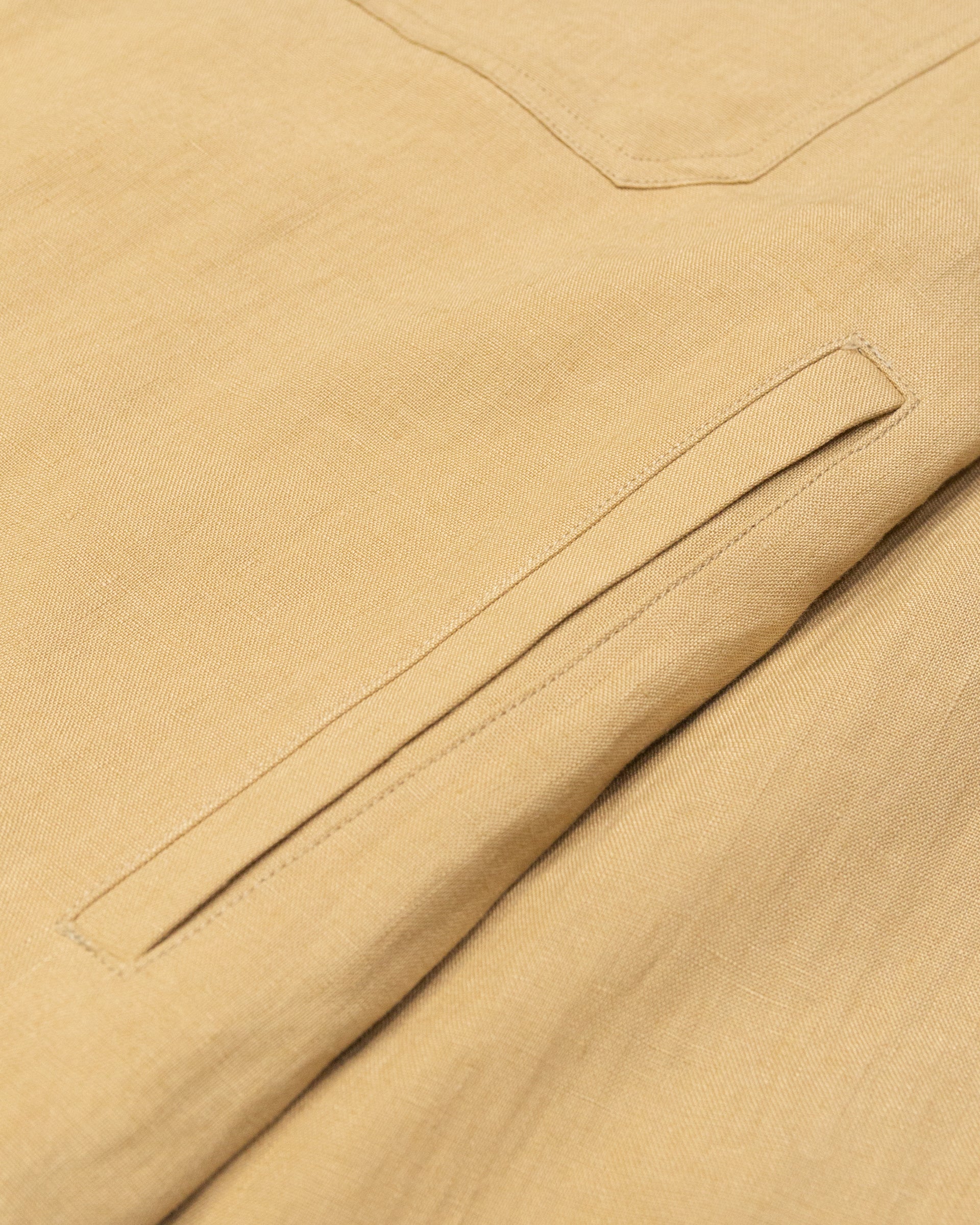 Altea Mitchell overshirt beige lino sfoderata