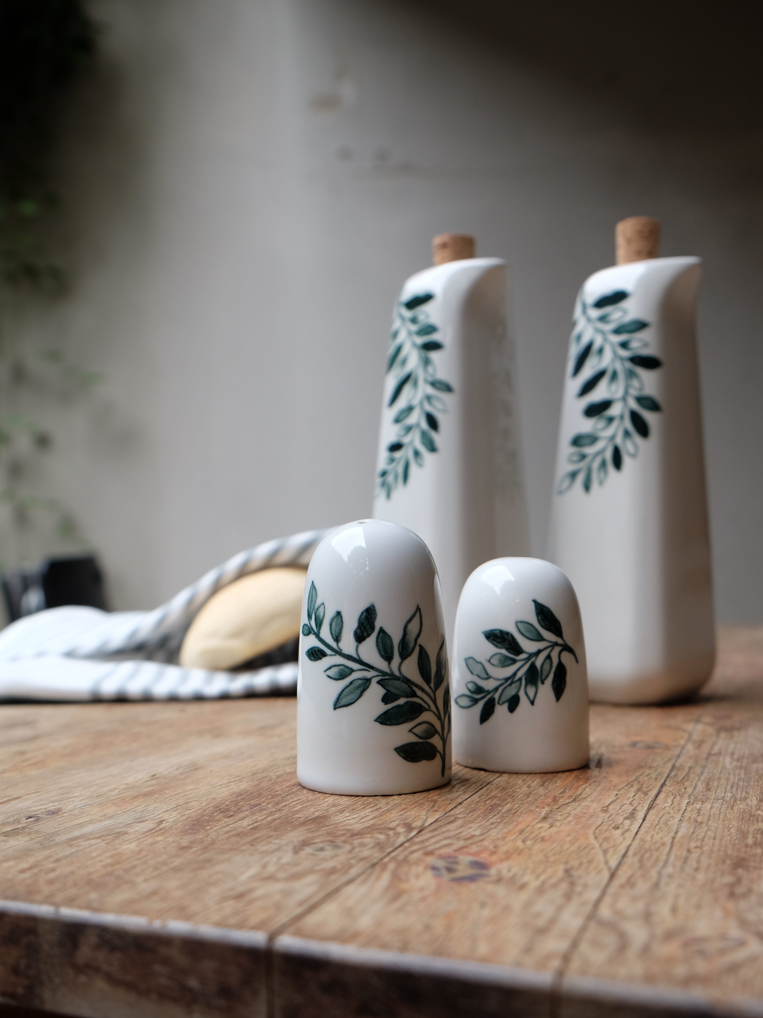 On Earth Ulivo set sale pepe ceramica verde