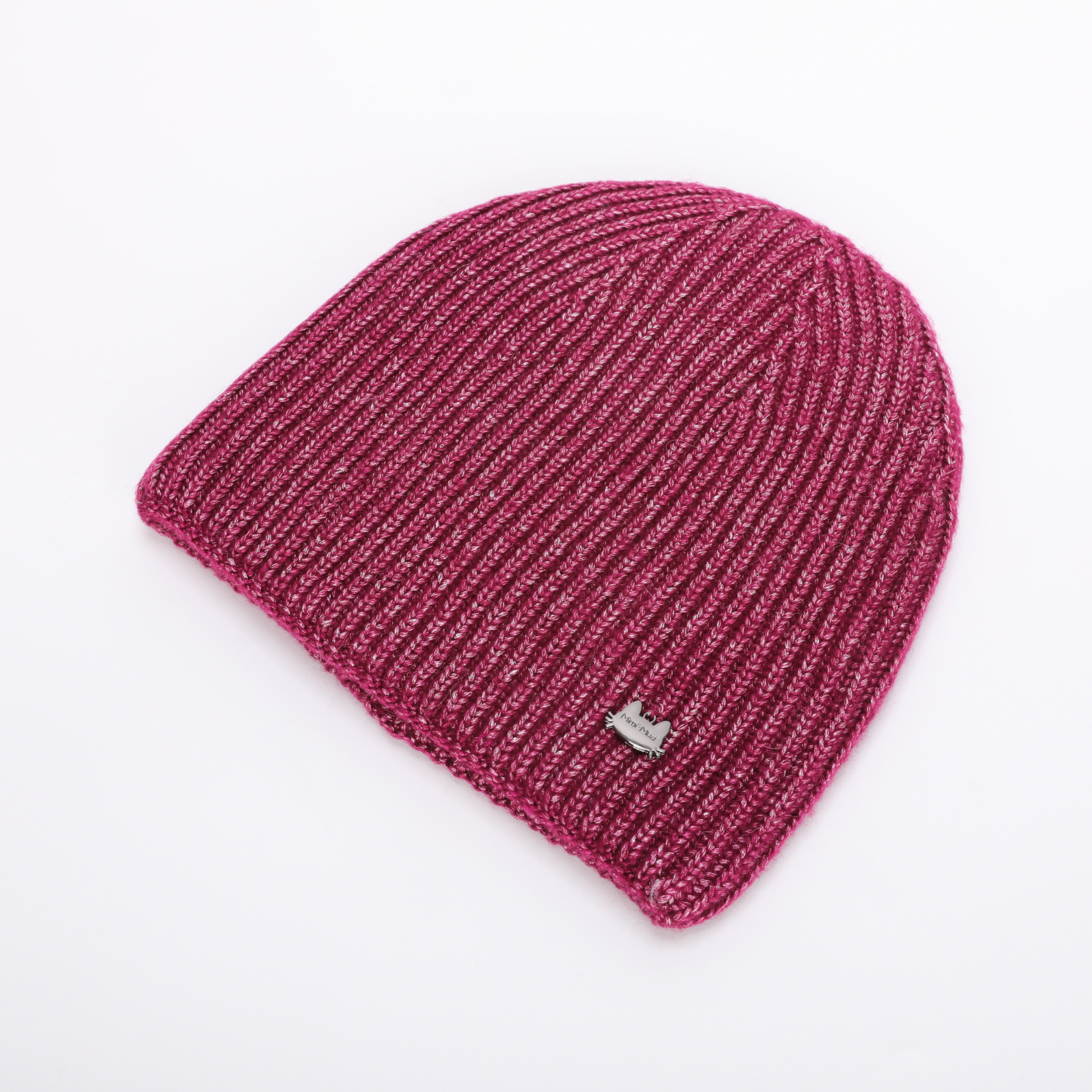 Mimi Mua Berretto Tinta Unita cappello nero lurex