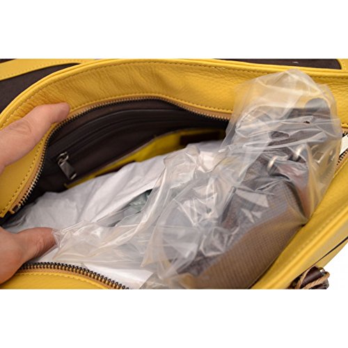 La Martina Polo borsa tracolla pelle gialla cartella 36x28