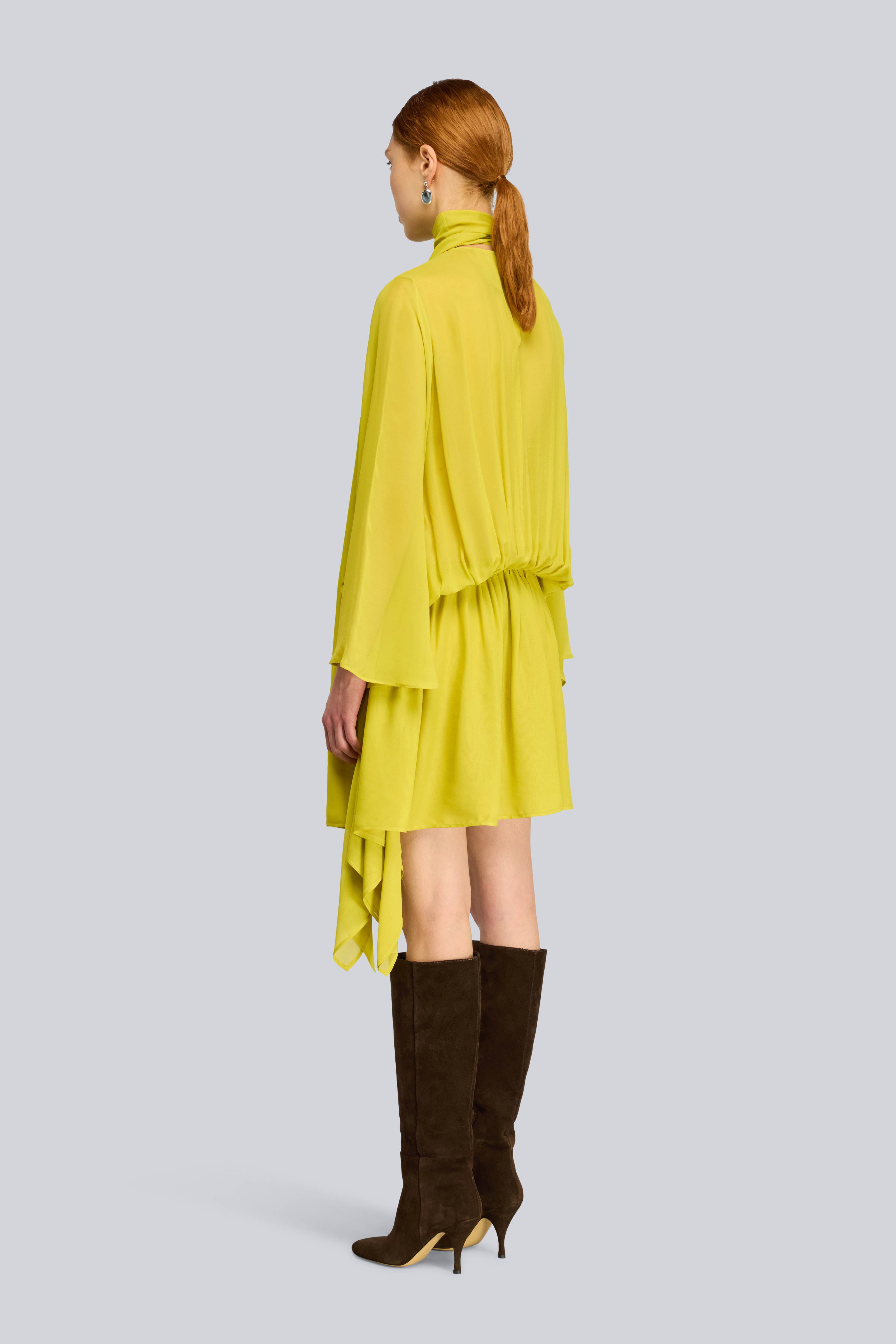 Semicouture Reba S6WU15 Abito Acido Georgette