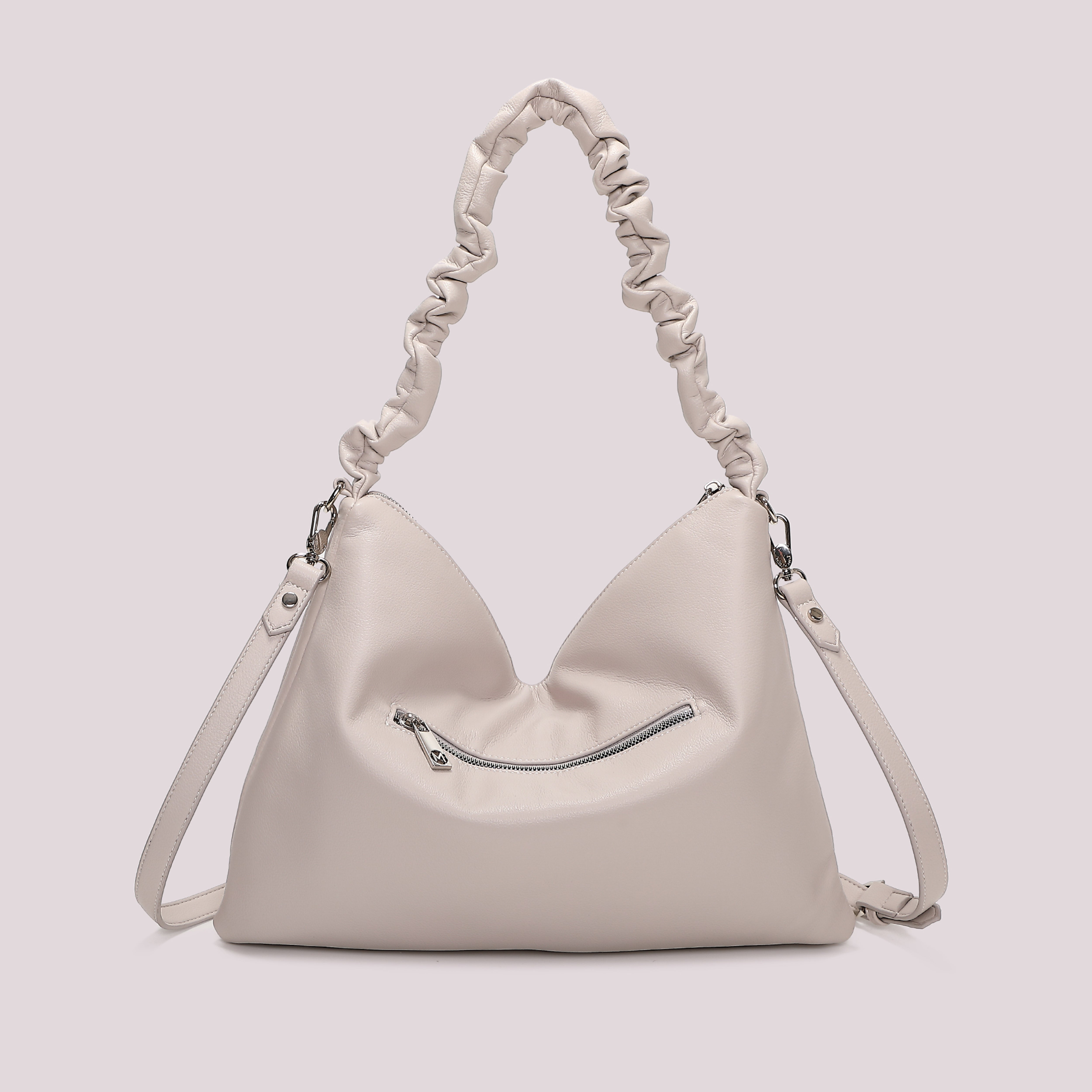 Mimi Mua Borsa Spalla Trapuntata Nero 39 cm